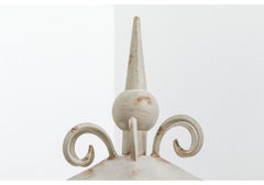 Superb Vintage Large Scale Painted Metal Bird Cage