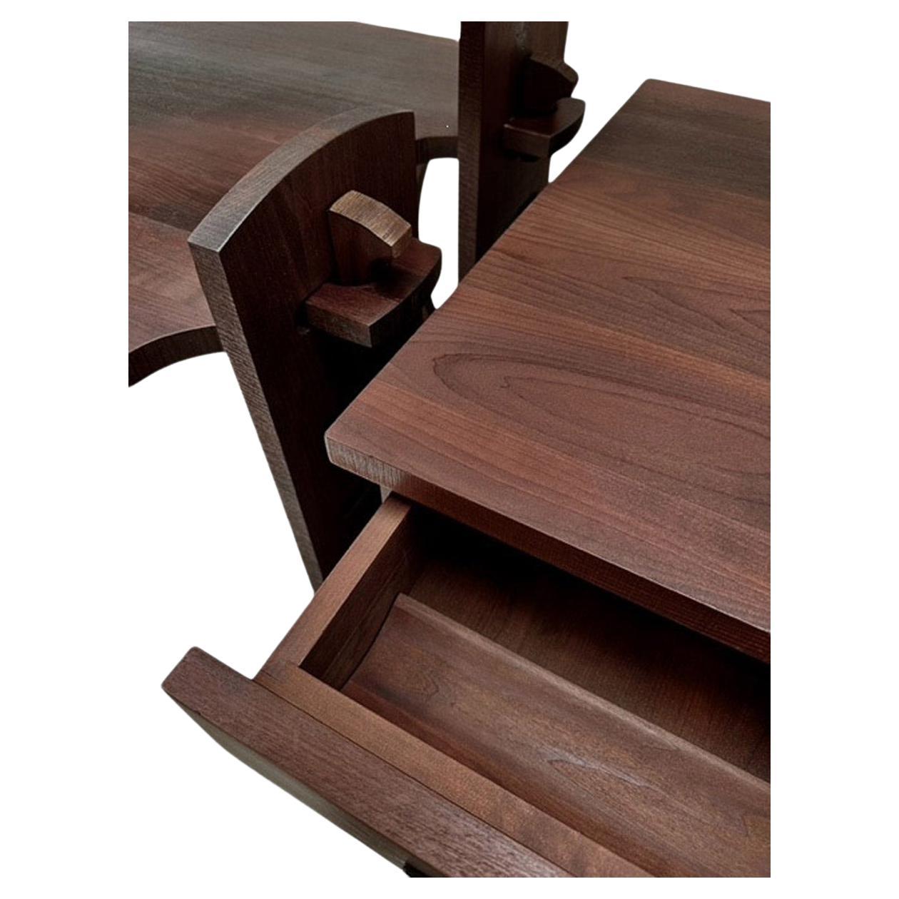 American Superb Wall Unit with Adjustable Desk by Dean Santner