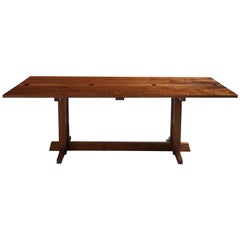 Superb Walnut Frenchman’s Cove Dining Table, by George Nakashima, 1967