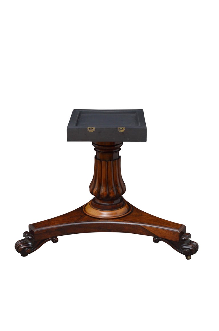 Superb William IV Rosewood Centre Table Dining Table For Sale 2