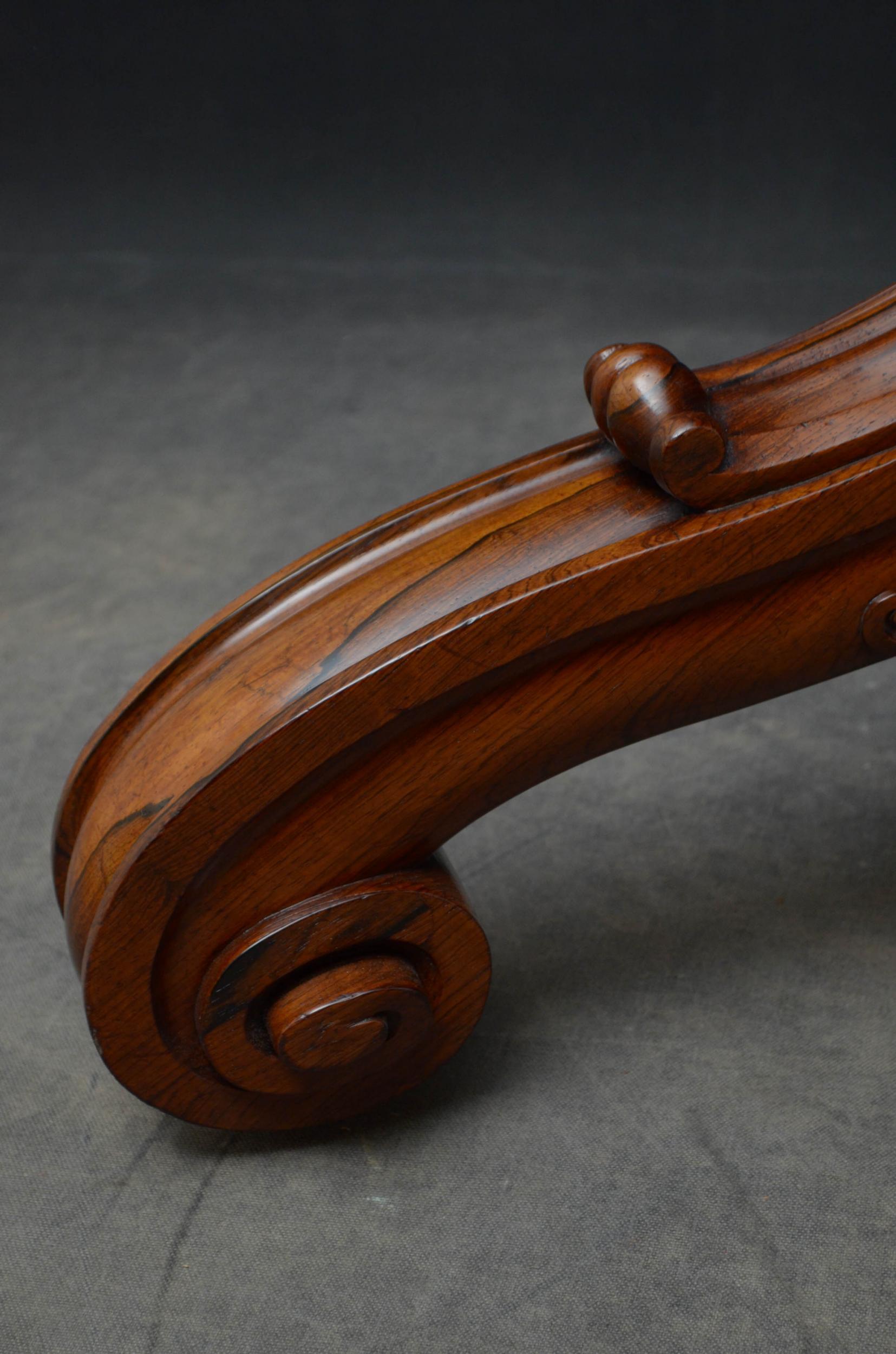 Superb William IV Rosewood Centre Table 8