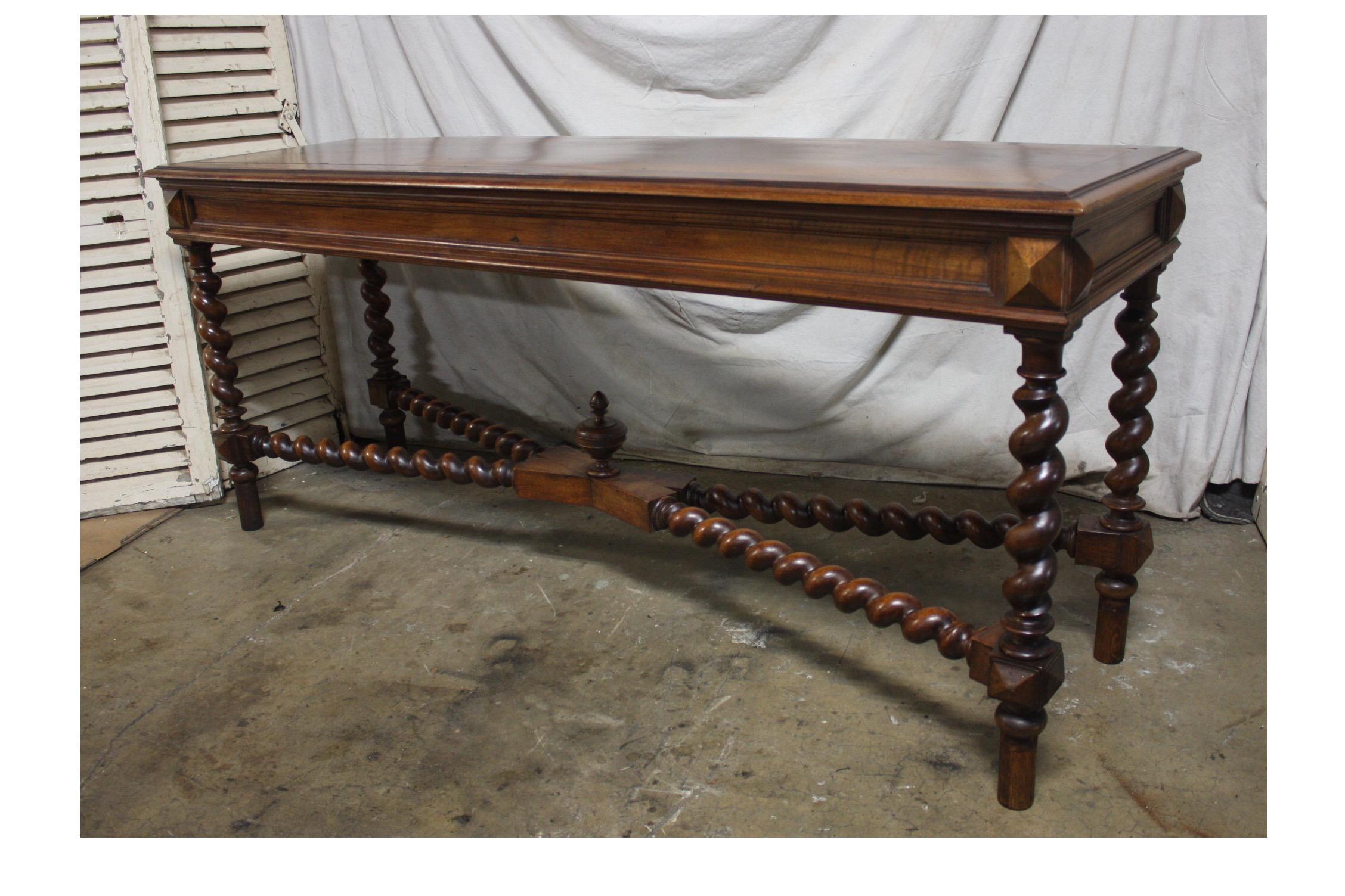 Superbe 19th century French console table.