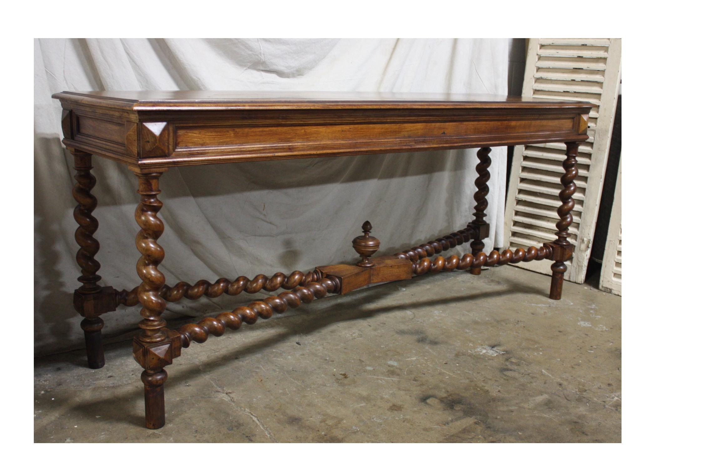 Superbe 19th Century French Console Table 1