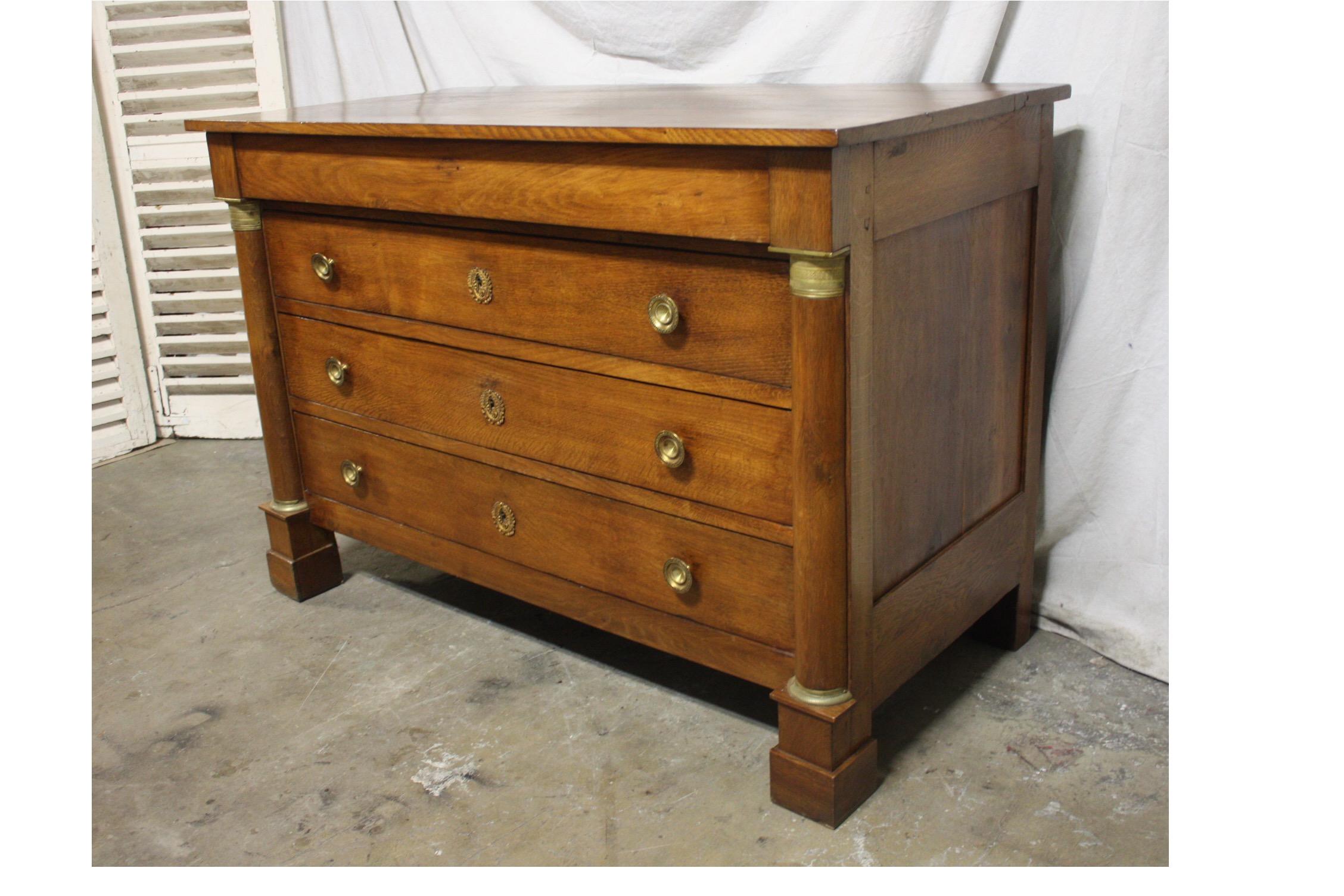 Superbe 19th century French Empire chest.