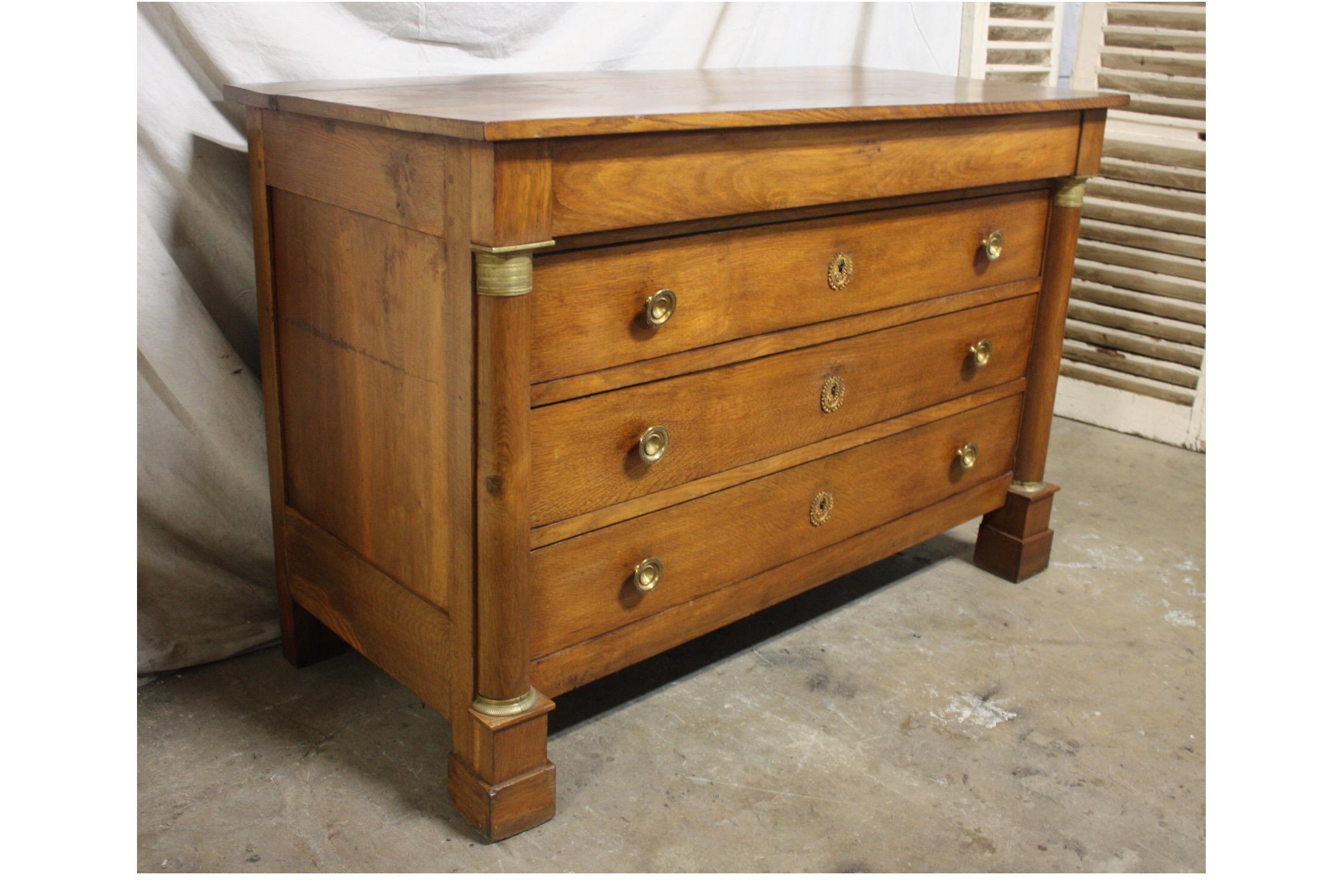 Superbe 19th Century French Empire Chest 2
