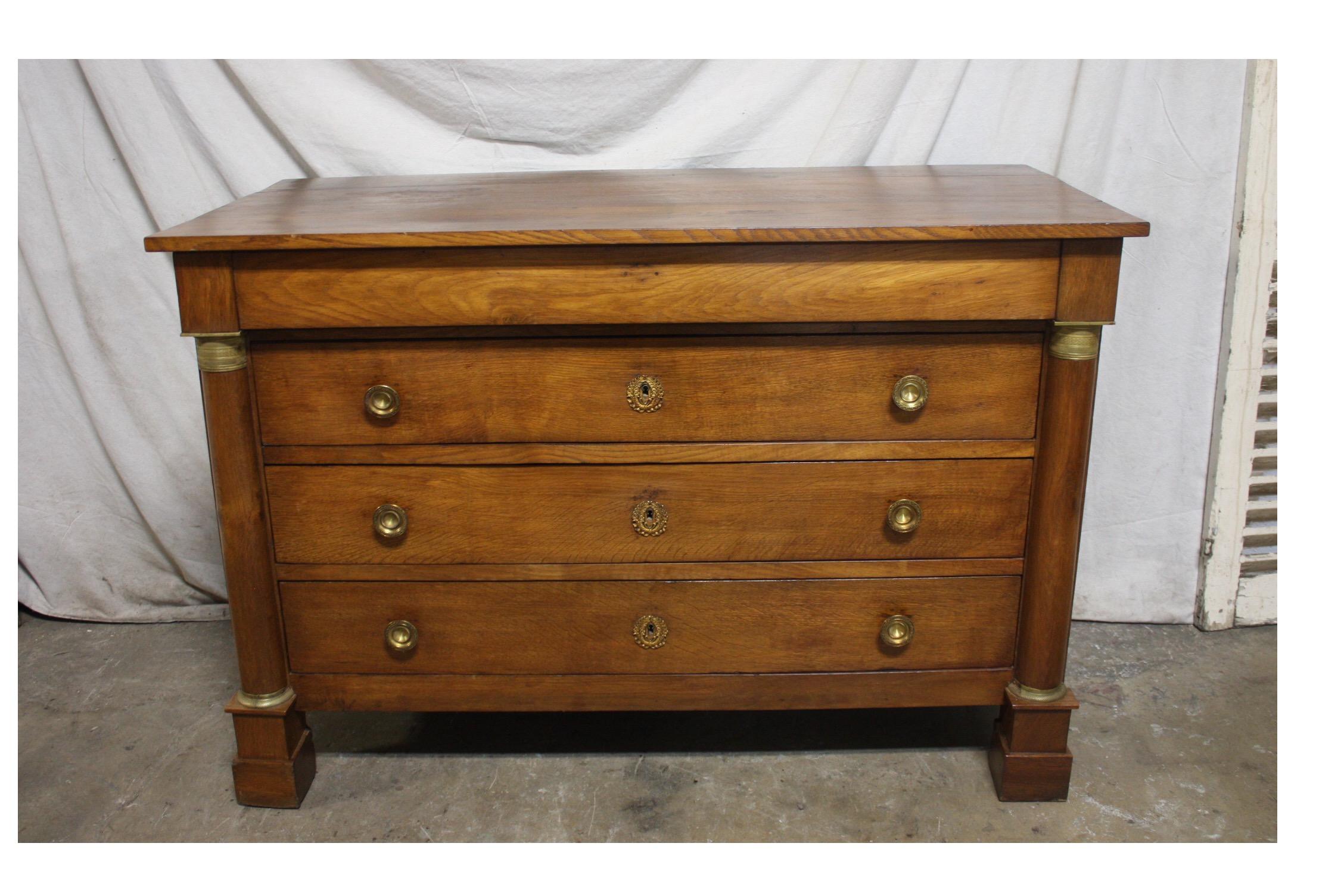 Superbe 19th Century French Empire Chest 3