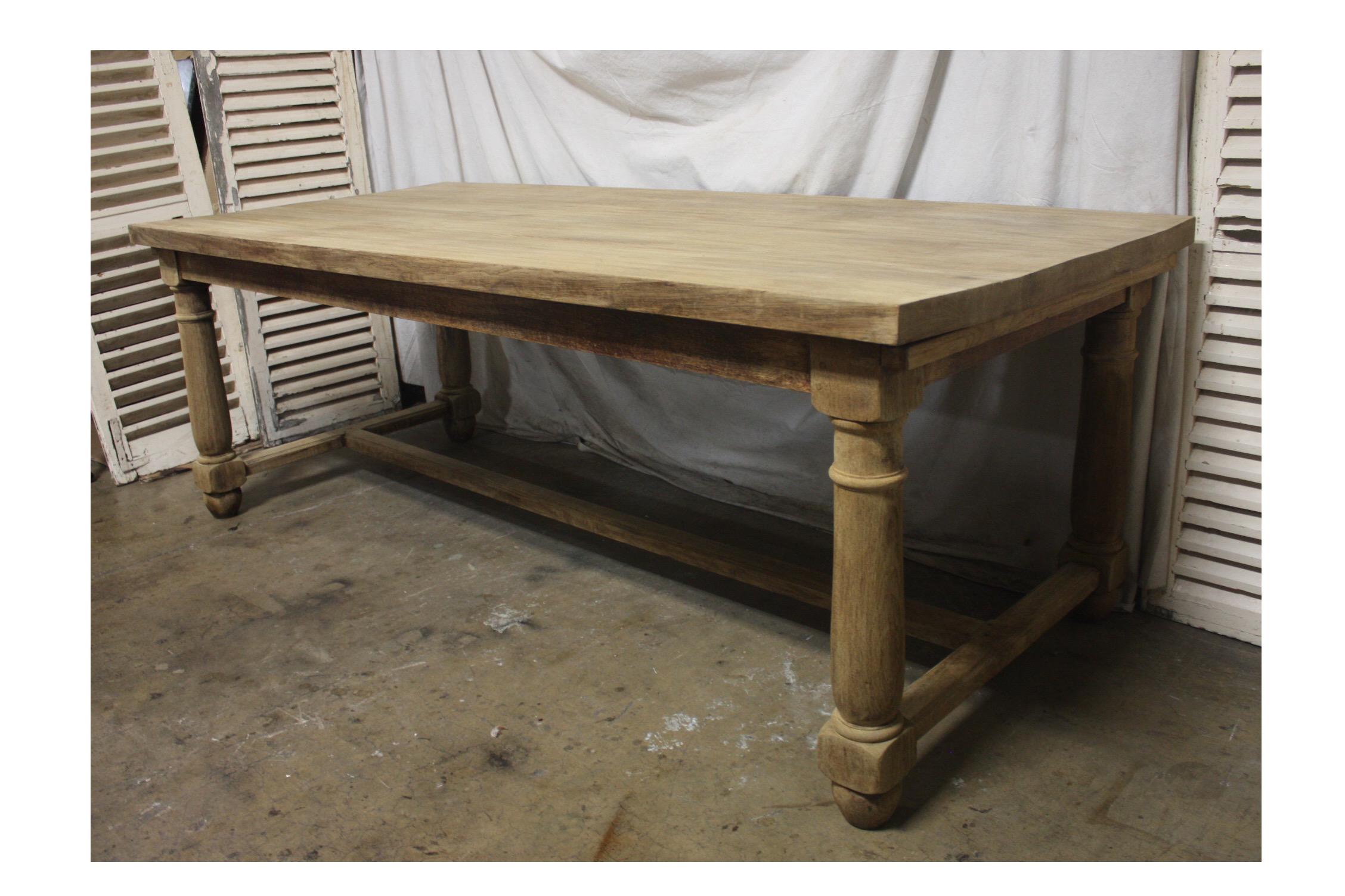 Oak Superbe 19th Century French Table