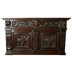 Superbly Carved Early 19th Century French Oak Panel