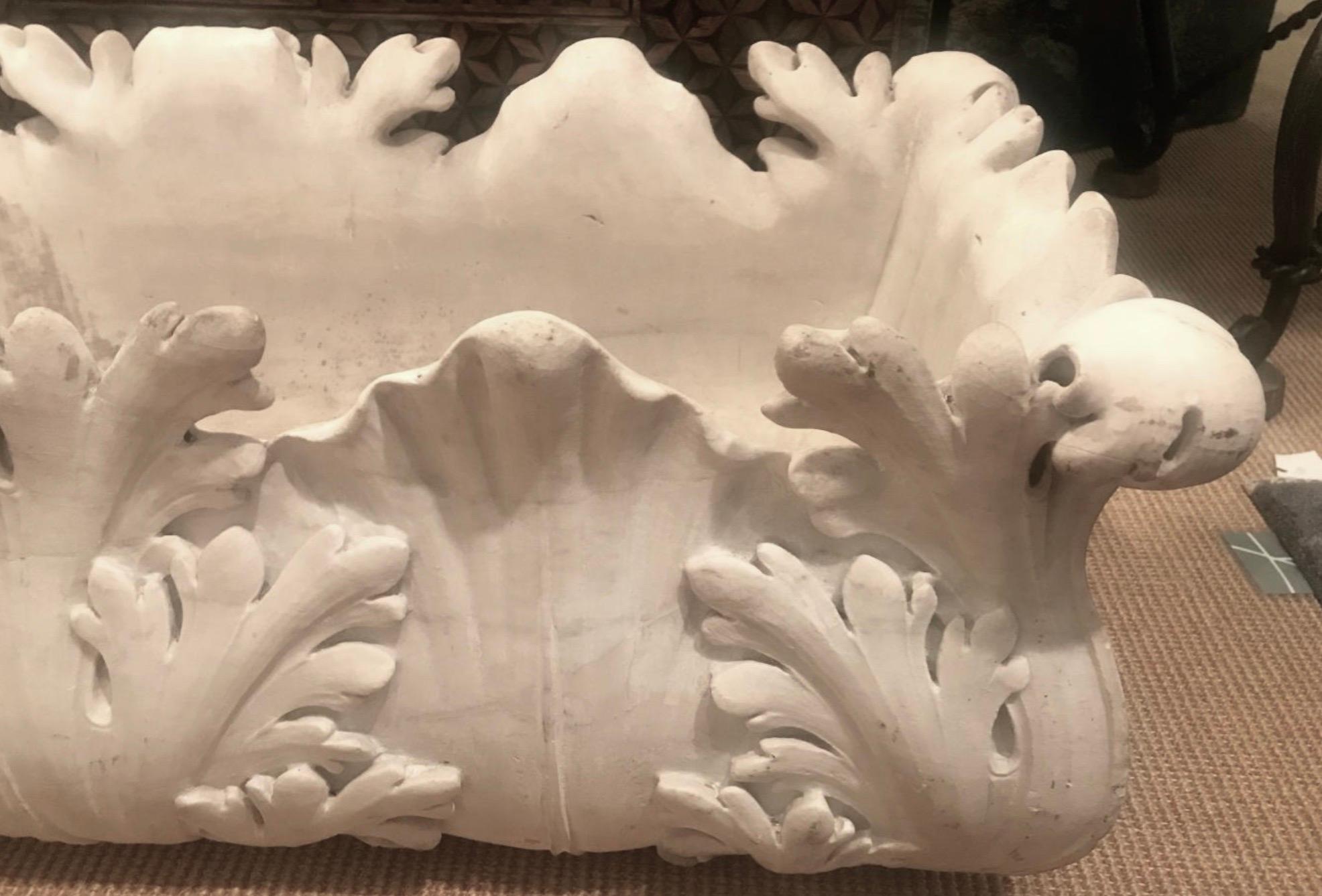 Superbly carved out of Carrera marble. In fine antique condition. 
