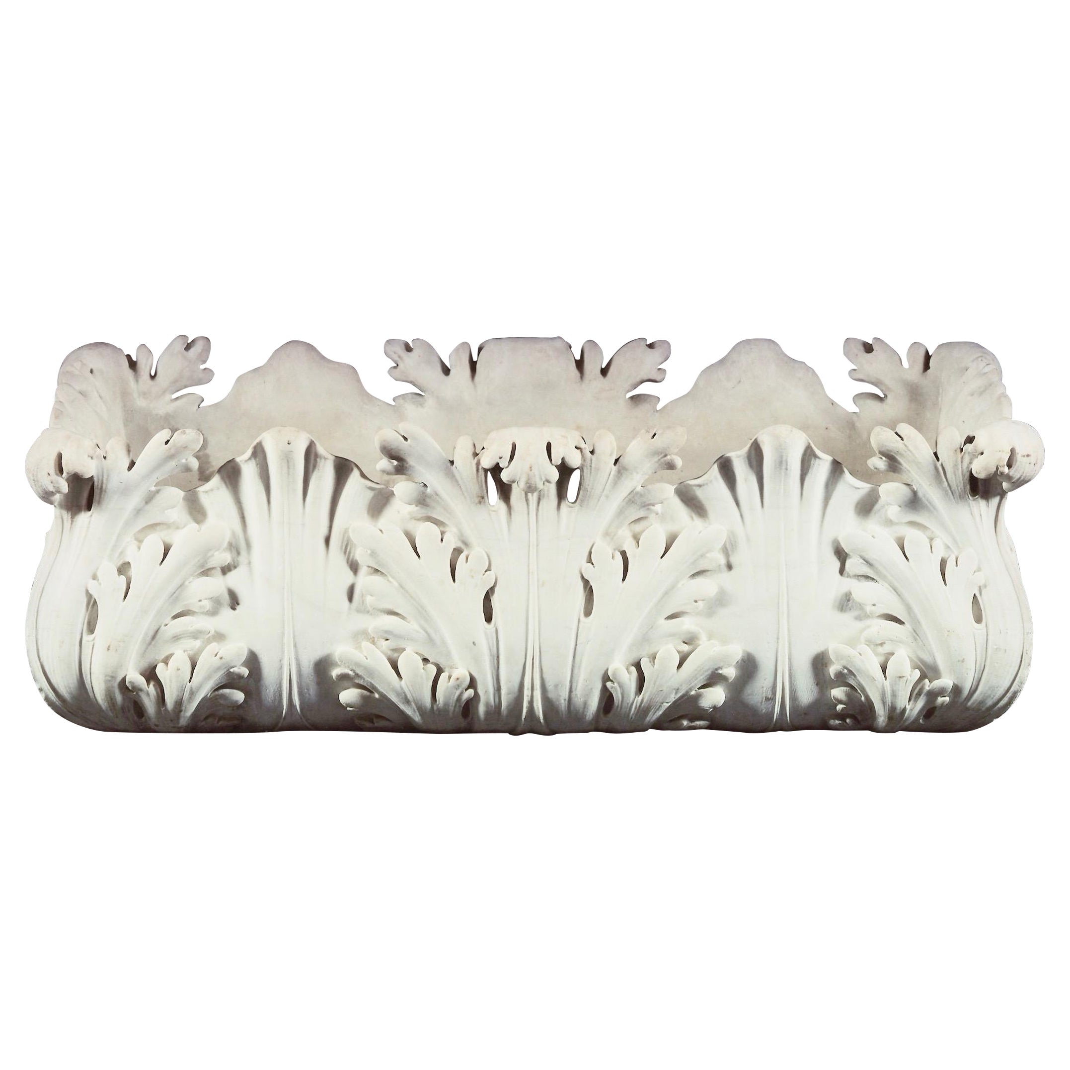 Superbly Carved Marble Planter