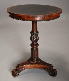 Superbly Fine Quality Early 19th Century Circular Occasional Table