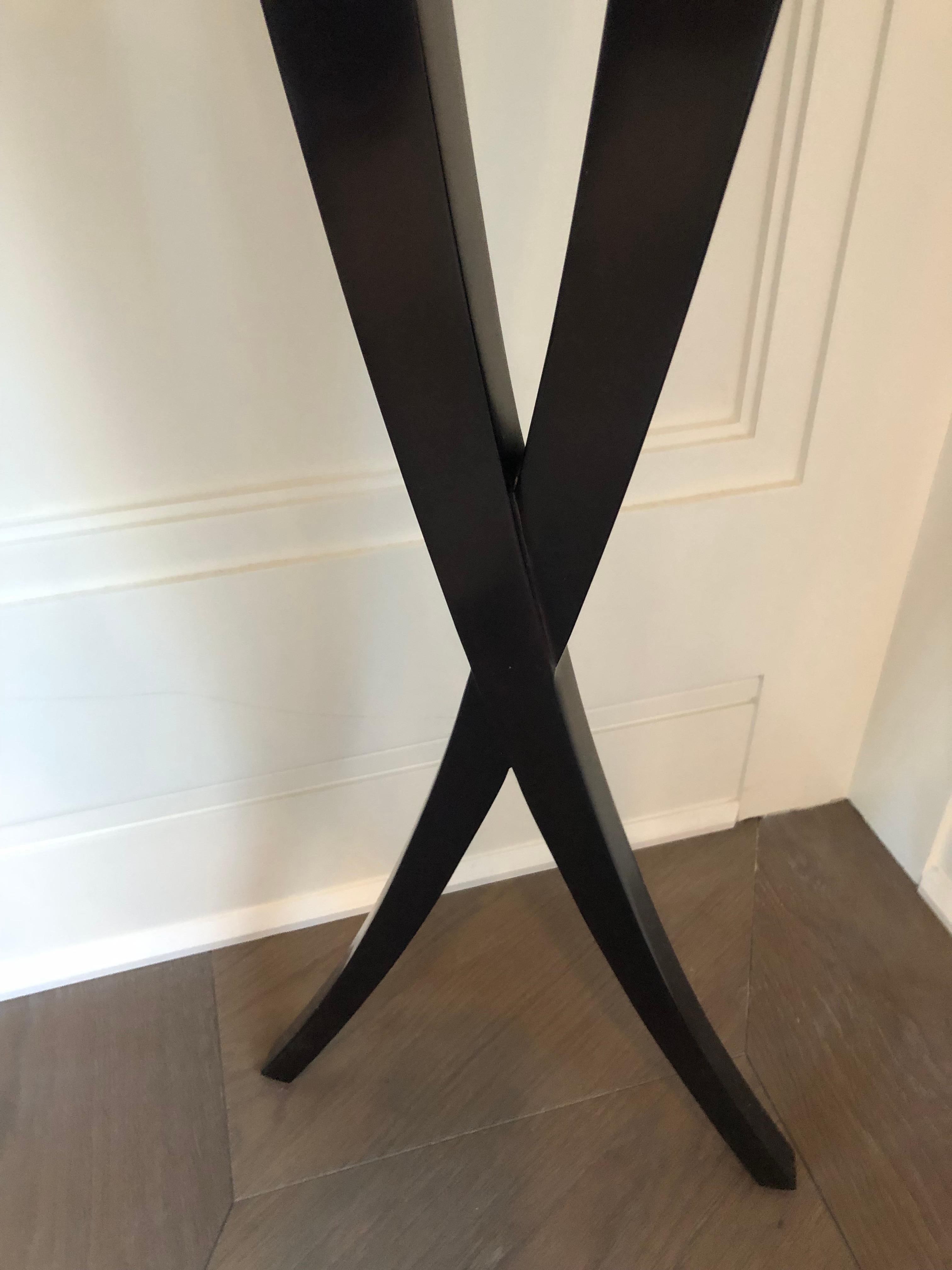 Contemporary Superbly Stylish Curvaceous Christopher Guy Le Carlton Console Pedestal Table For Sale