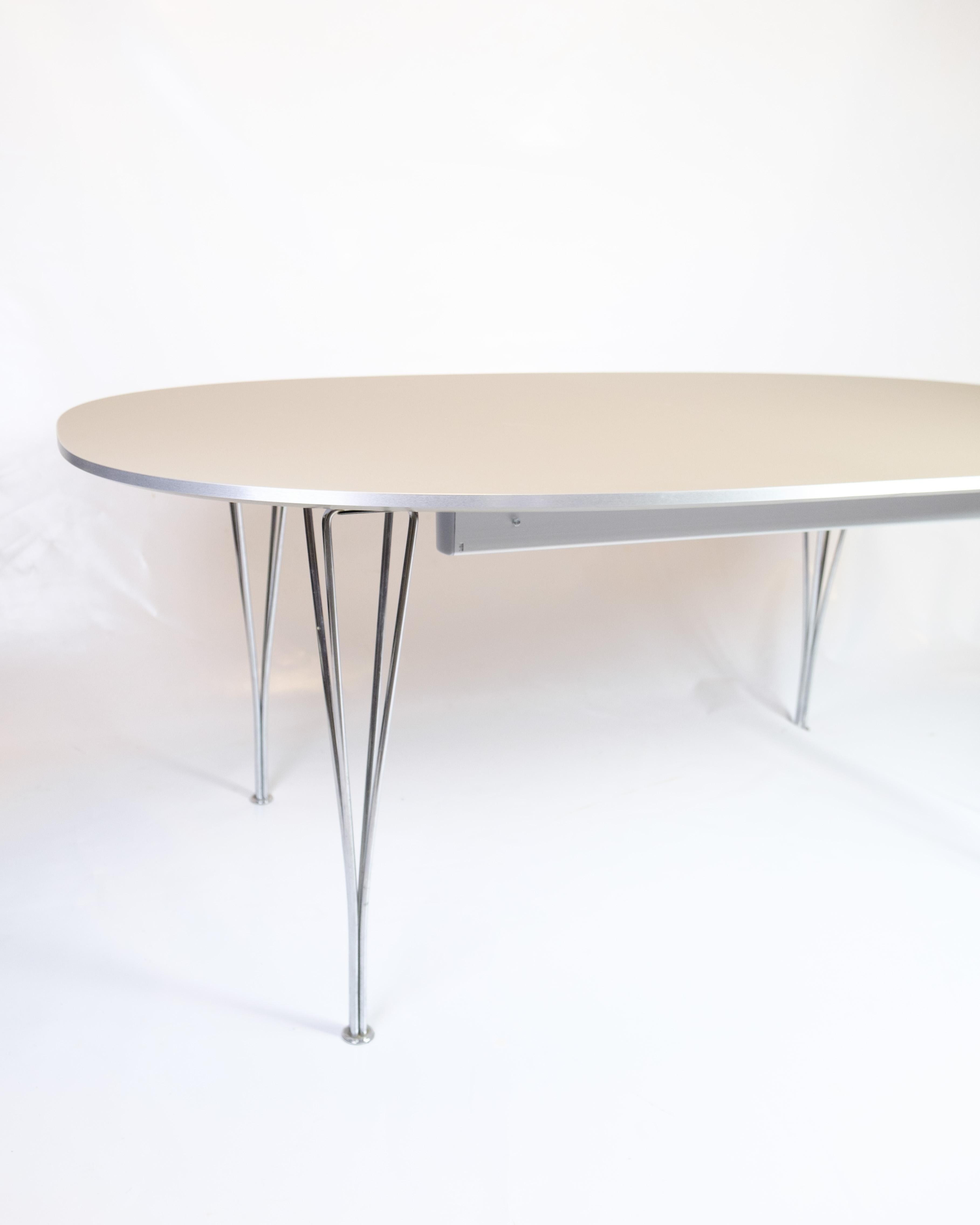 Superellipse Esstisch Model B616 von Piet Hein & Arne Jacobsen im Angebot 3