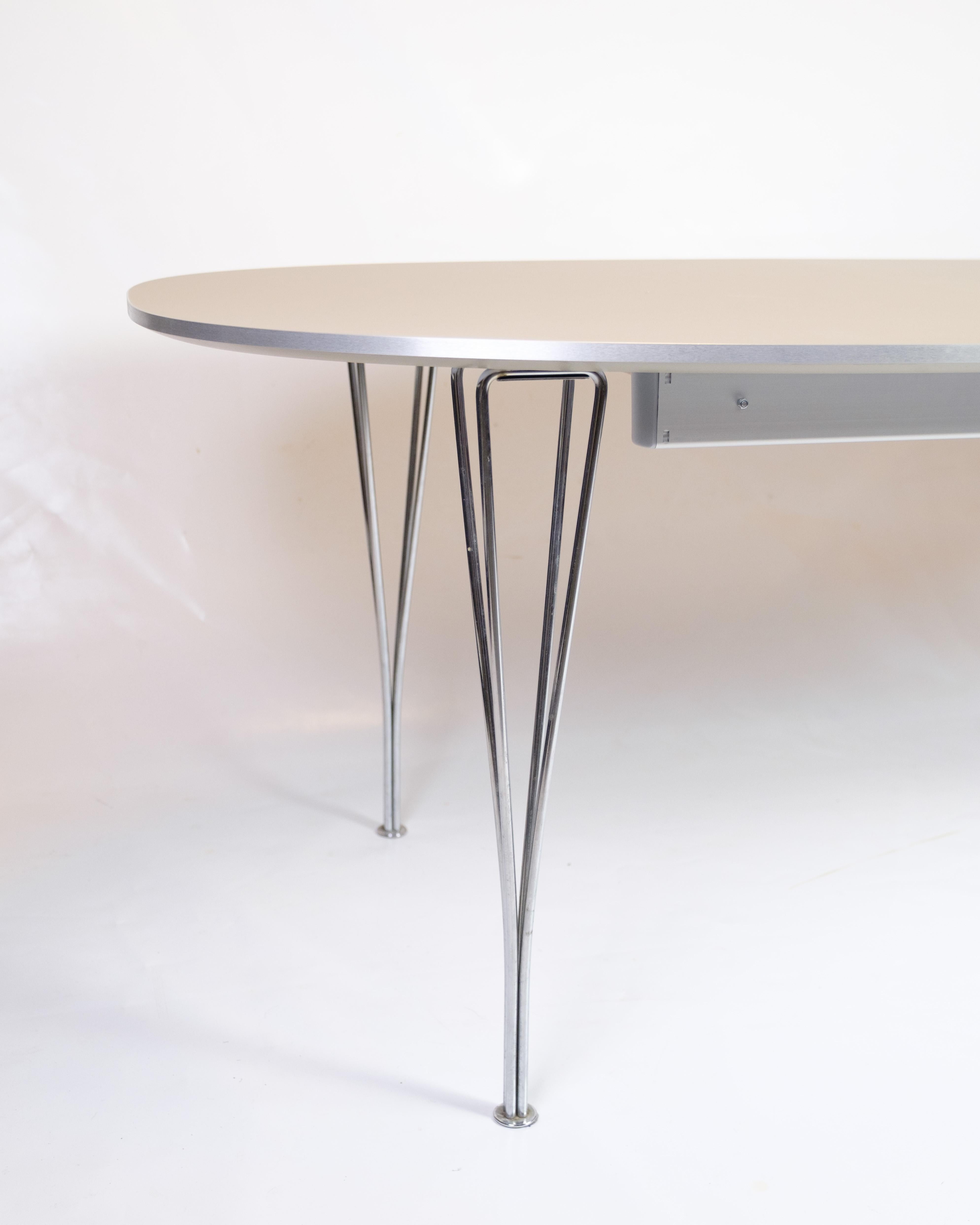 Superellipse Esstisch Model B616 von Piet Hein & Arne Jacobsen (Moderne der Mitte des Jahrhunderts) im Angebot