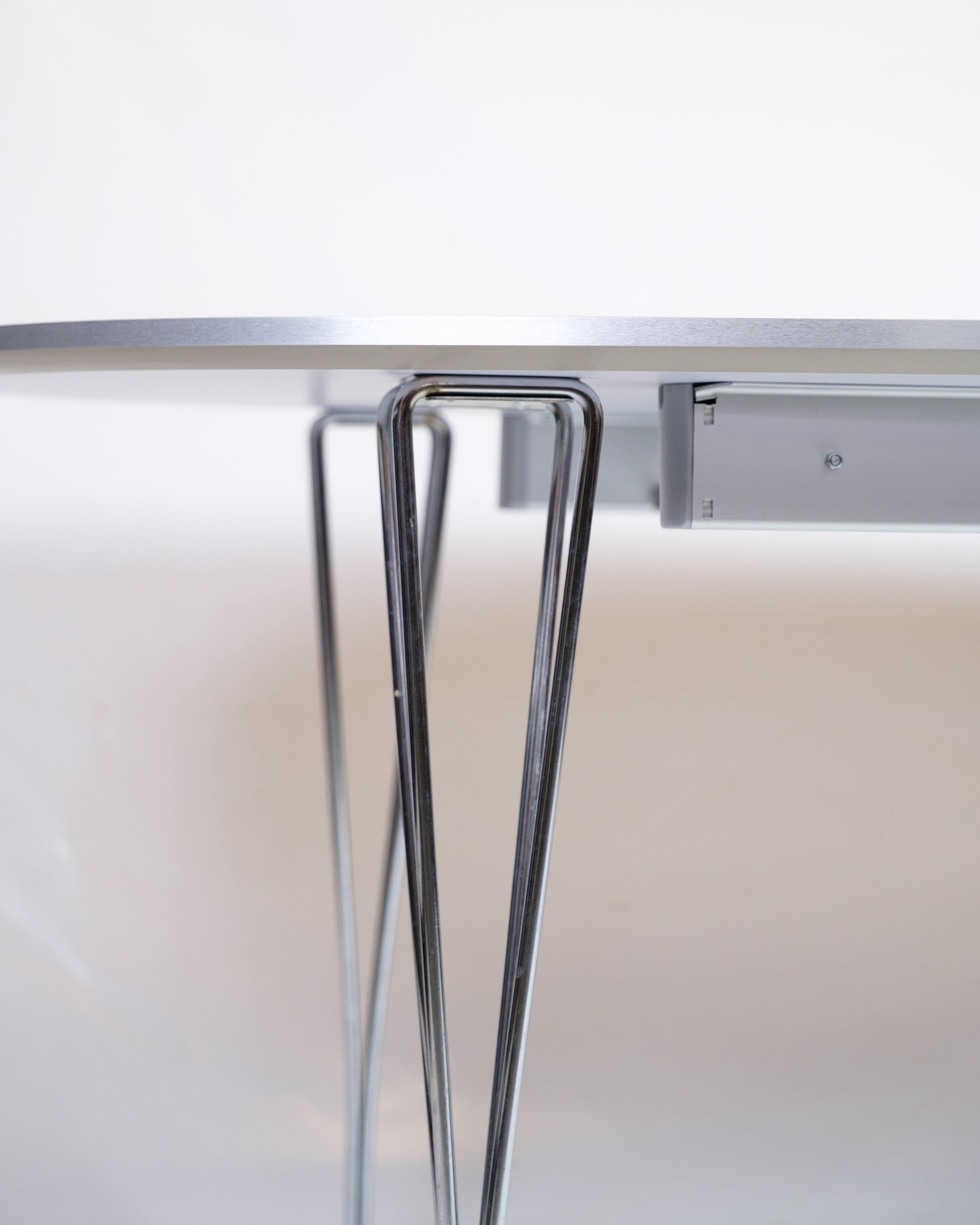 Superellipse Esstisch Model B616 von Piet Hein & Arne Jacobsen im Angebot 1