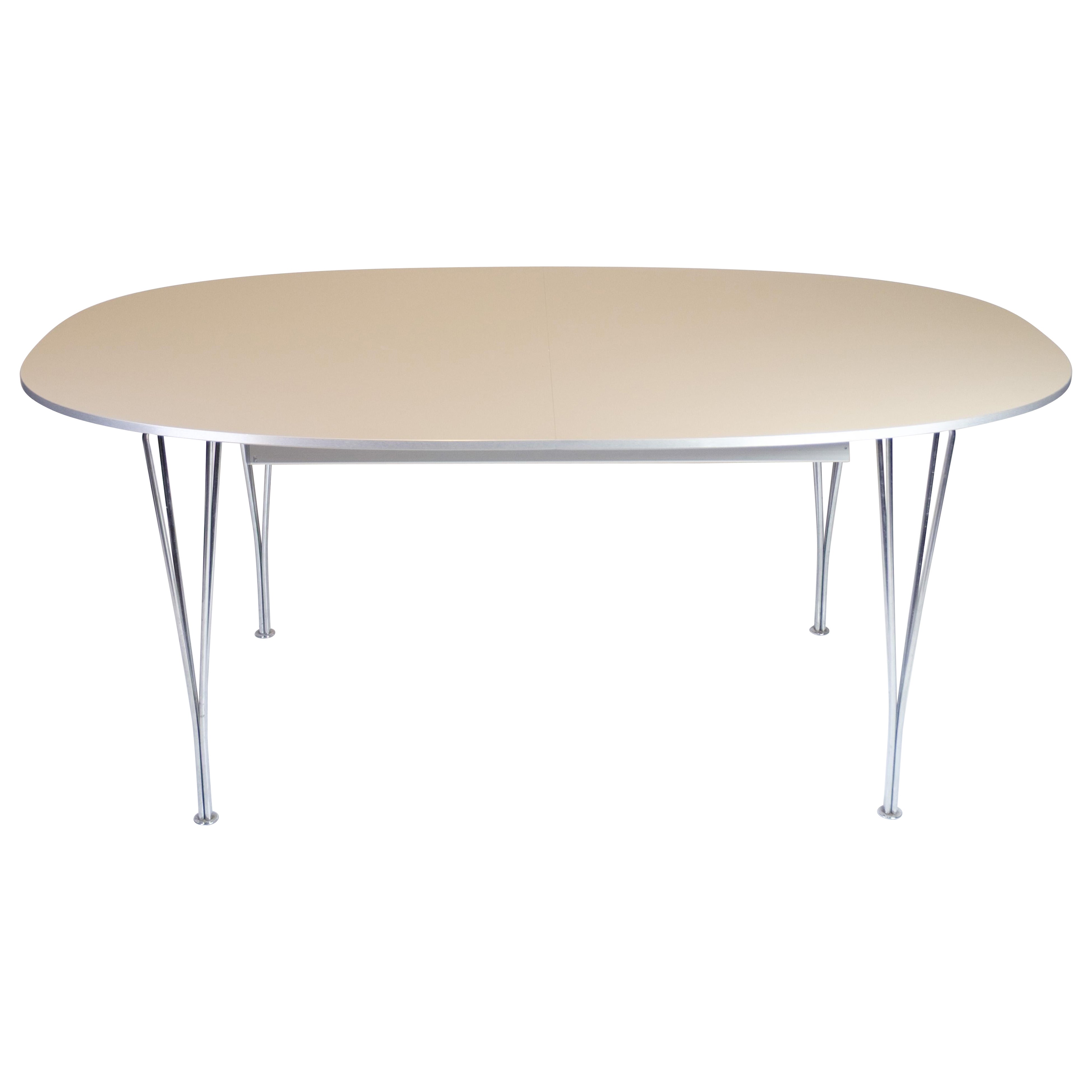 Superellipse Esstisch Model B616 von Piet Hein & Arne Jacobsen im Angebot