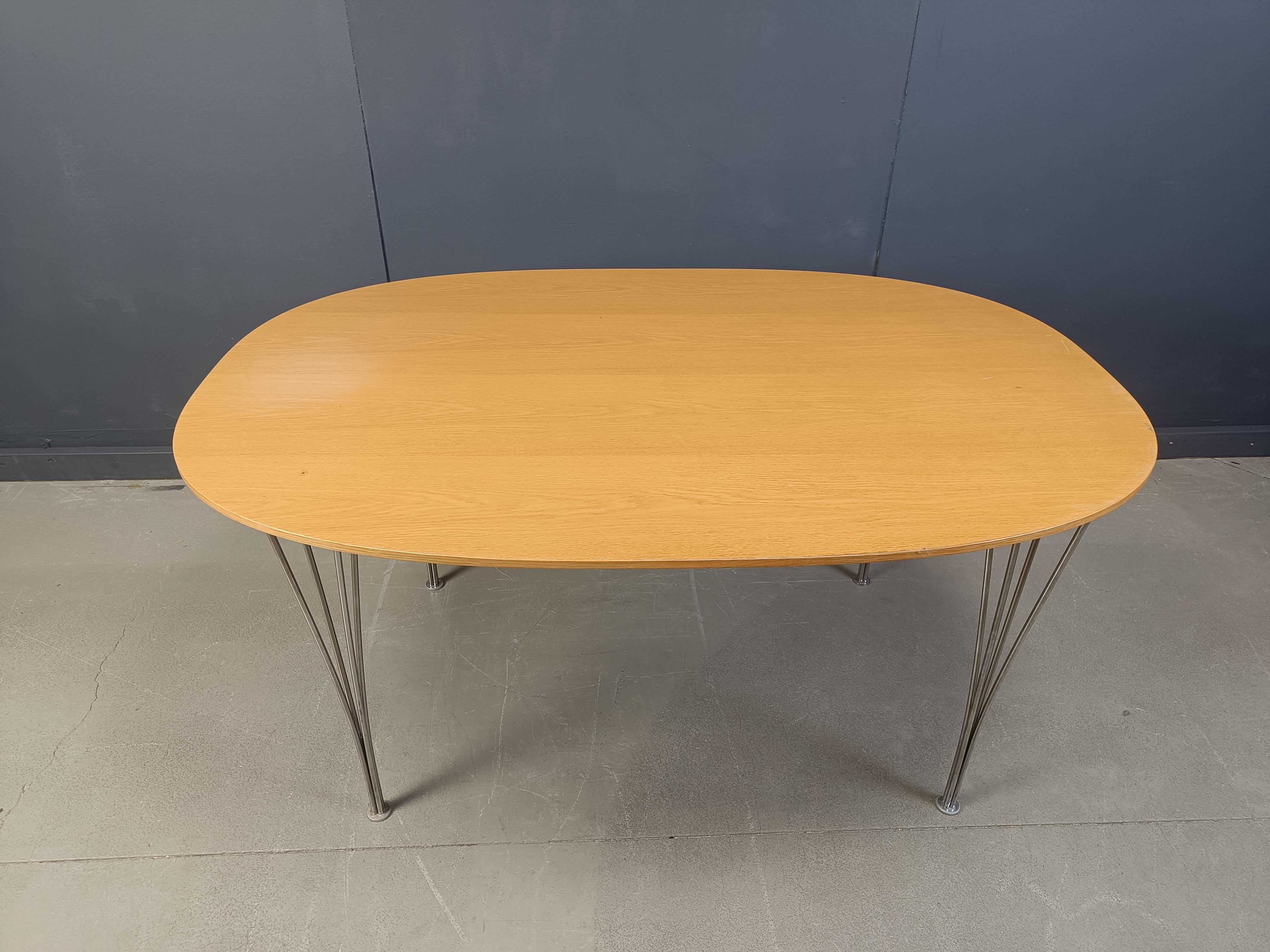 Superellipse Table by Bruno Mathsson and Piet Hein for Fritz Hansen For Sale 5