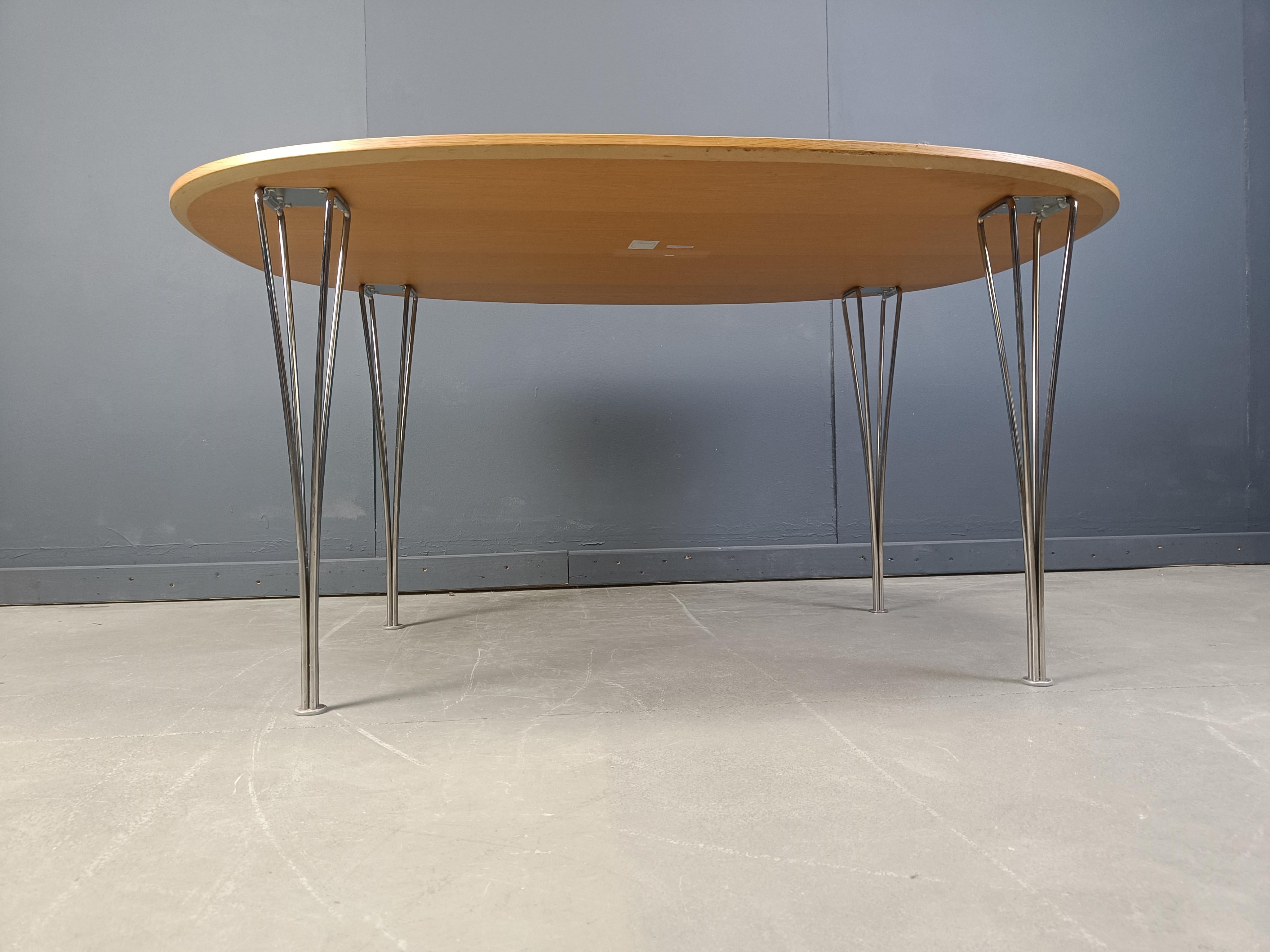 Superellipse Table by Bruno Mathsson and Piet Hein for Fritz Hansen For Sale 1