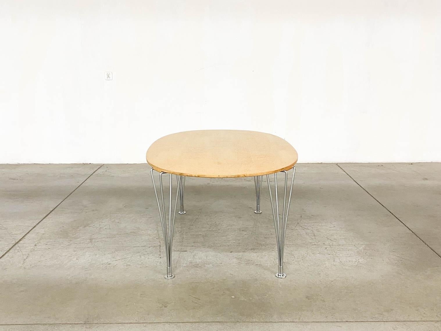Superellipse Table by Bruno Mathsson and Piet Hein for Fritz Hansen For Sale 1
