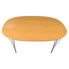 Superellipse Table by Bruno Mathsson and Piet Hein for Fritz Hansen