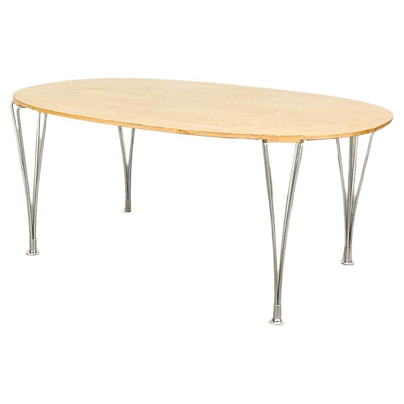 Superellipse Table by Bruno Mathsson and Piet Hein for Fritz Hansen For Sale