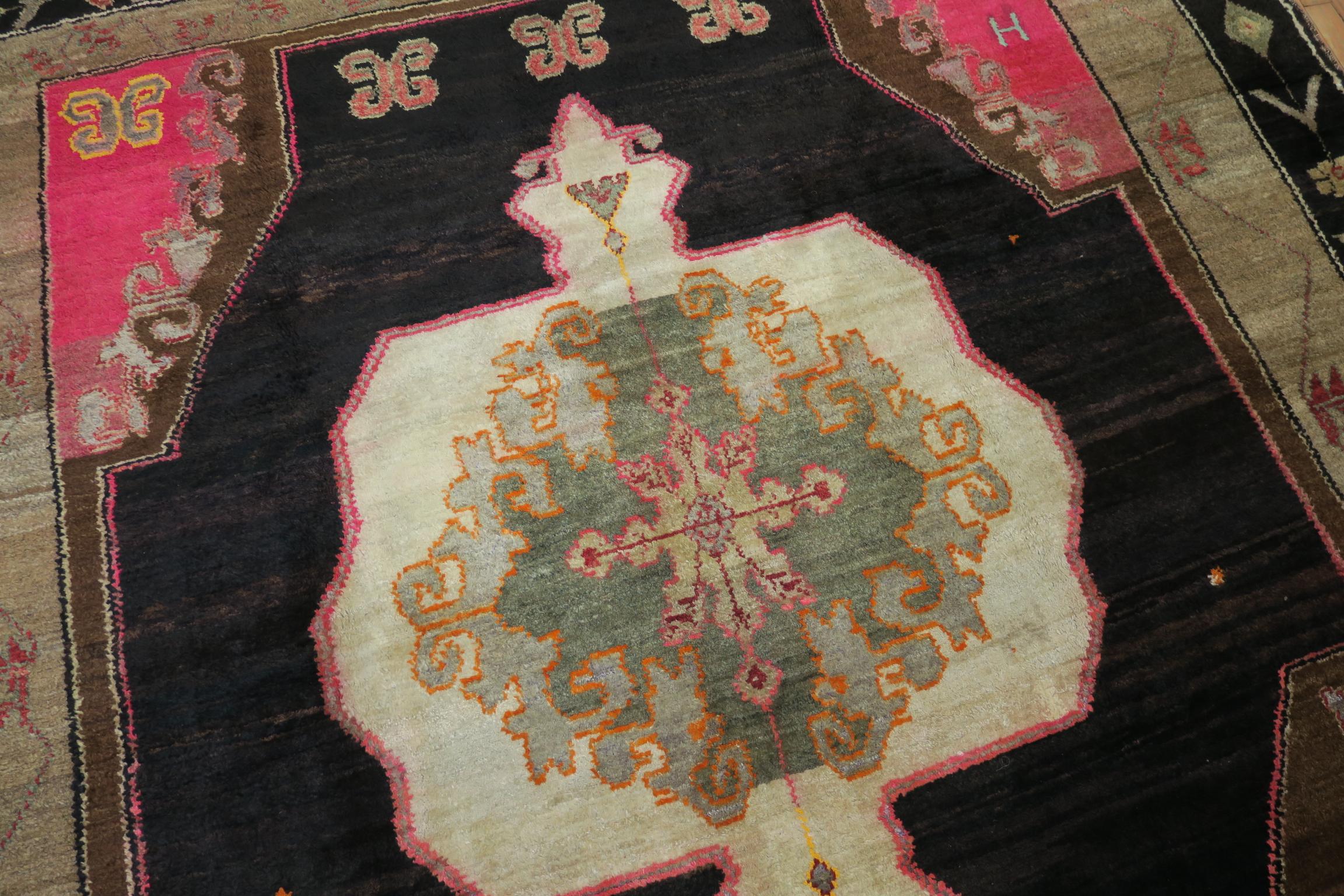 Superfluous Square Bohemian Turkish Rug For Sale 1