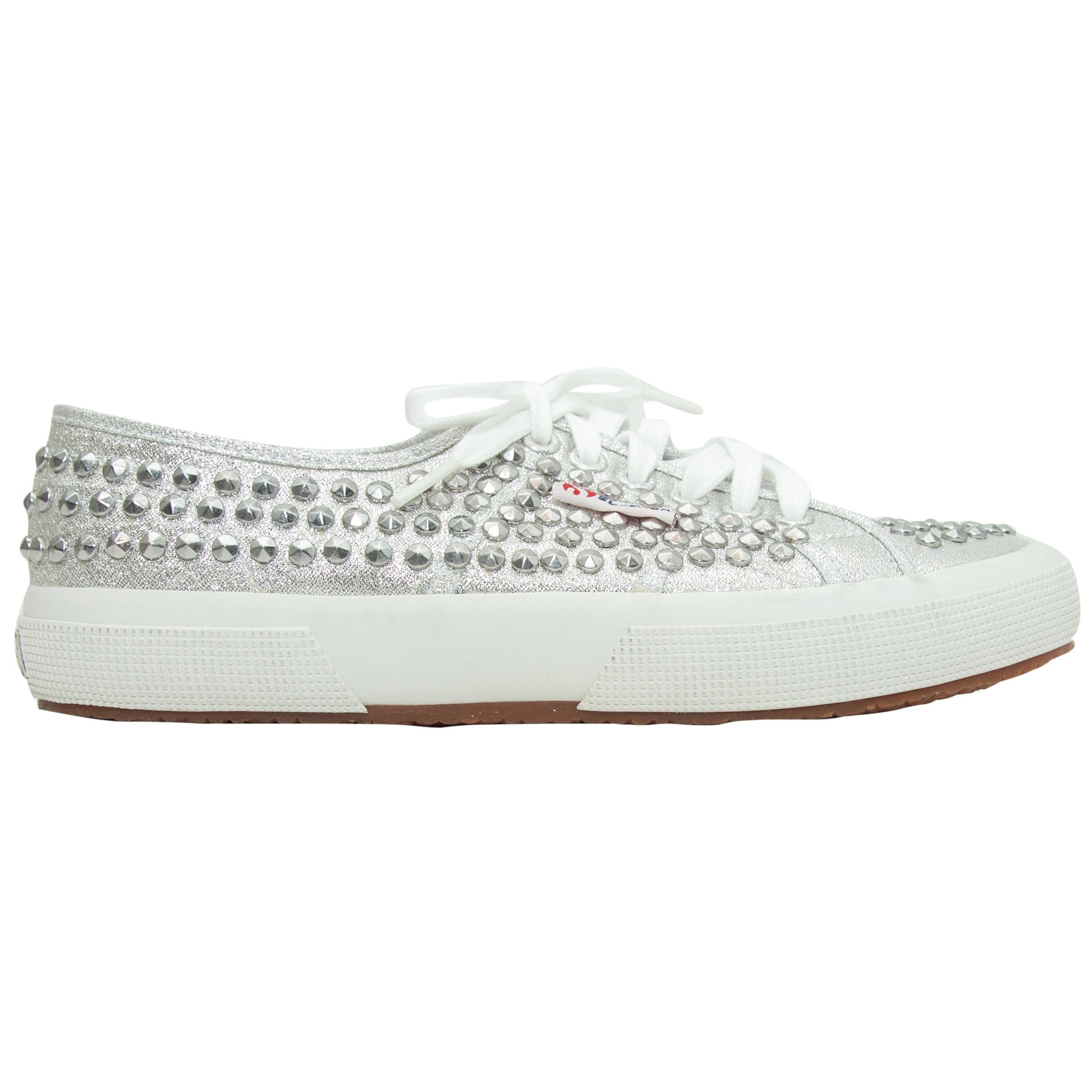 Buy > superga studded sneakers > in stock