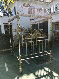 Superior 19th Century Moroccan Brass Bed