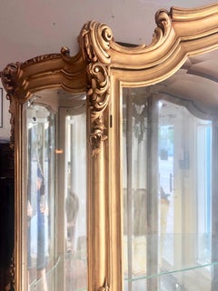 Superior and Large 19th Century Louis XV Style Display Cabinet