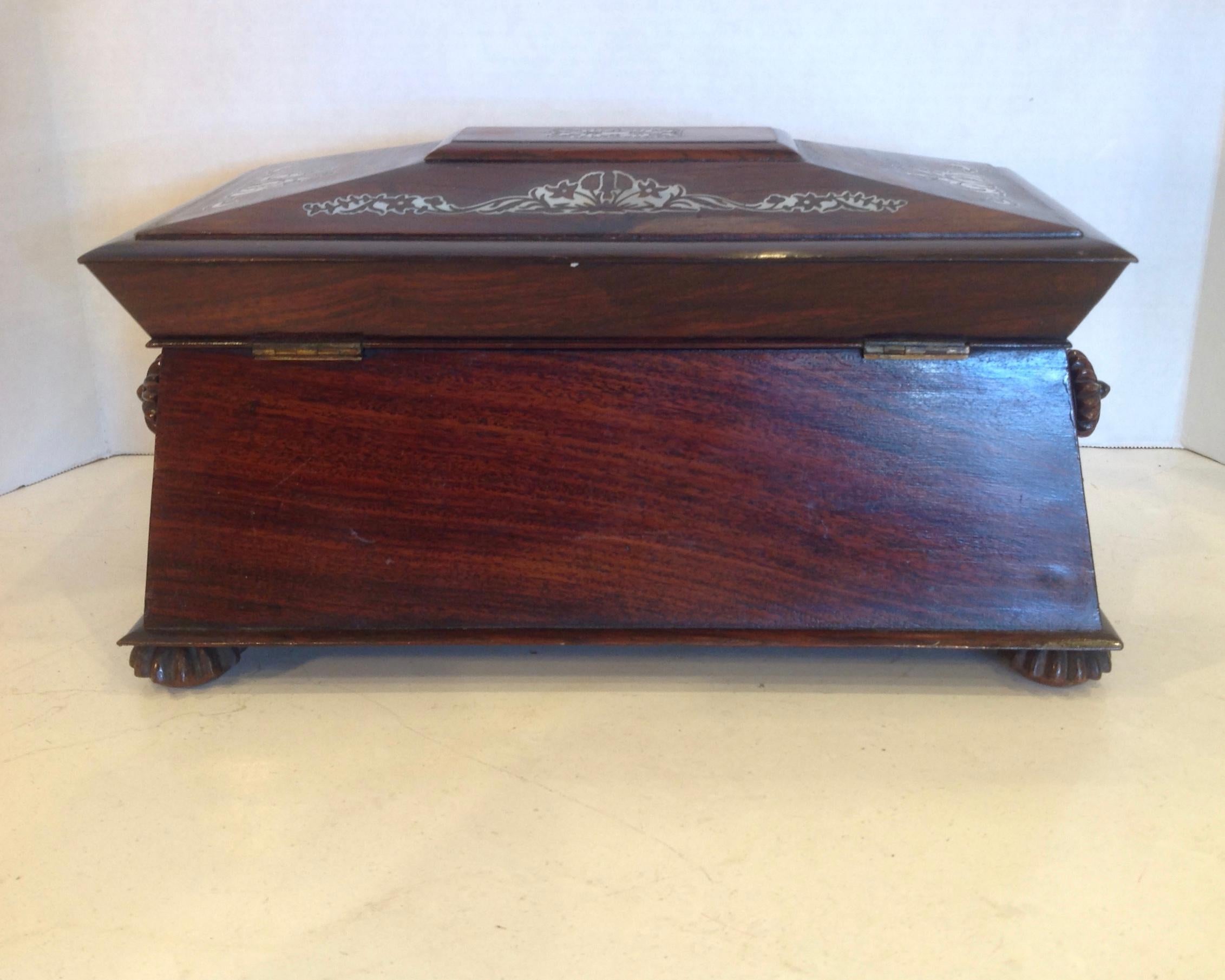 Superior Anglo Indian Tea Caddy For Sale 9