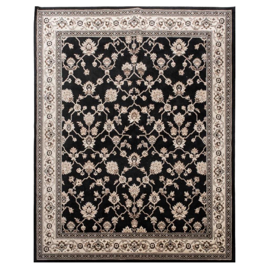Superior Black & White "Kingfield" Carpet 8' x 10' For Sale