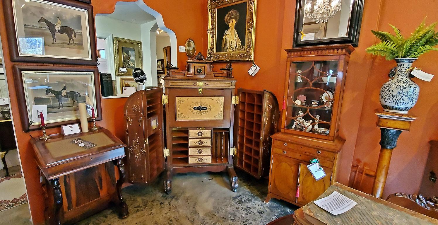 Presenting an absolutely stunning and EXCEPTIONALLY RARE John D. Rockefeller Style Extra Grade Wooten Desk with Outstanding Provenance.

There were less than two dozen of this model made between 1876 and 1878. Originally this desk was designed for