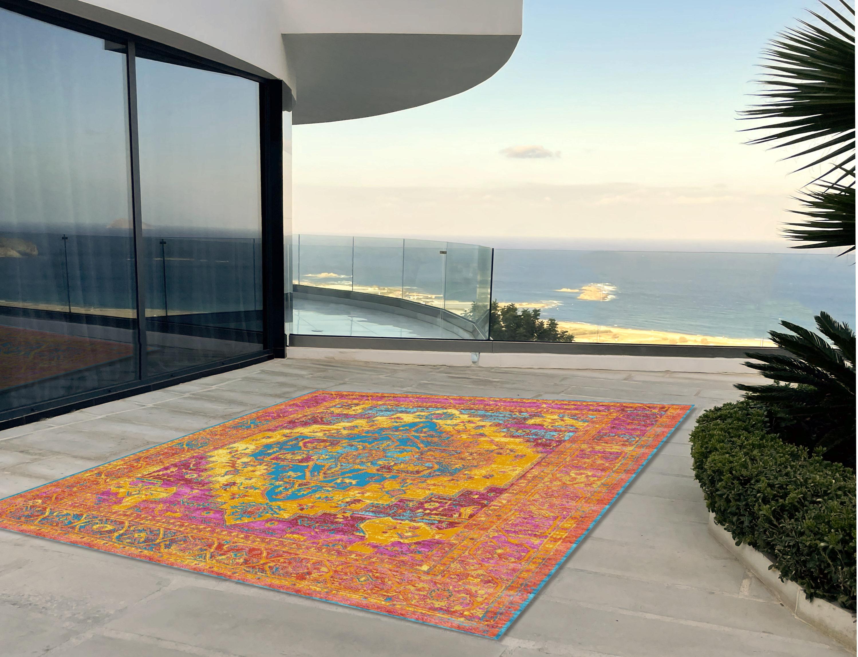 Superior Luxury Heriz Persischer Teppich 8x10 in Seide von Djoharian Design (Moderne) im Angebot