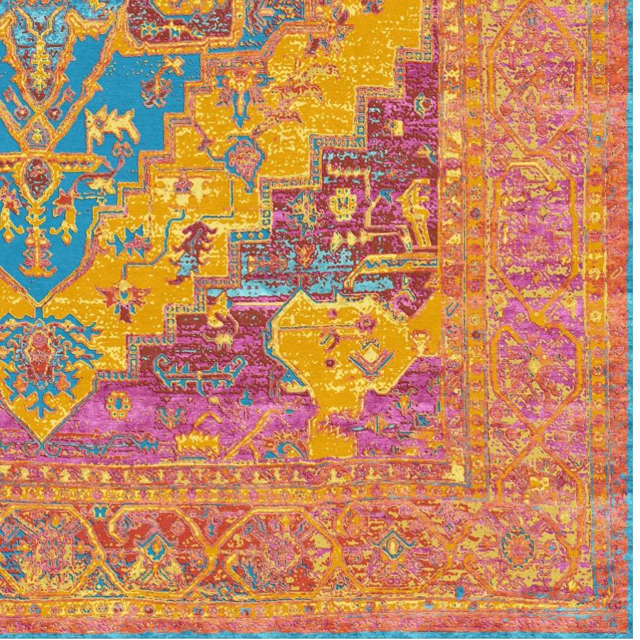 Superior Luxury Heriz Persischer Teppich 8x10 in Seide von Djoharian Design im Angebot 1