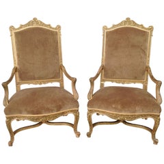 Superior Pair of Regence Armchairs