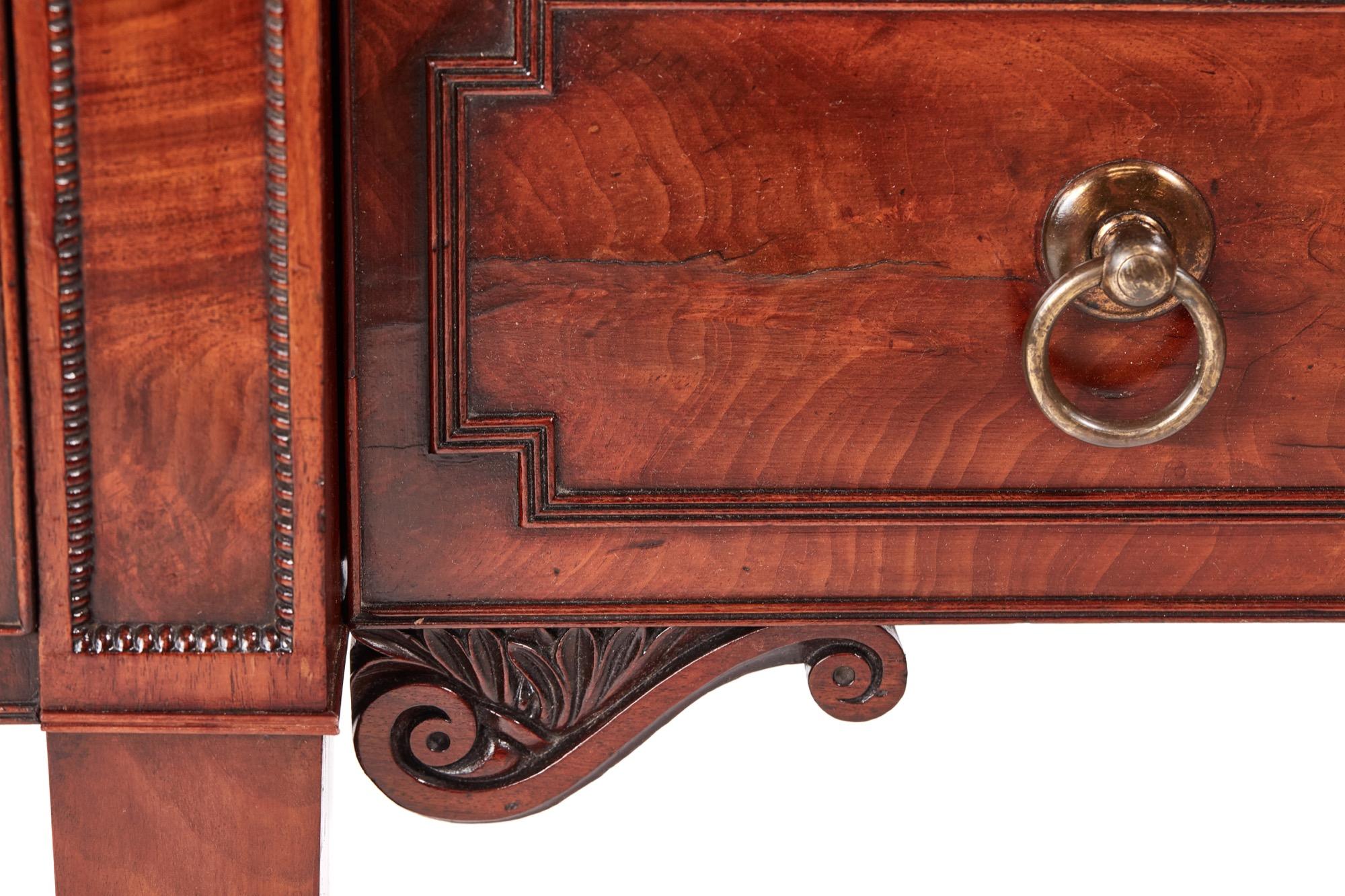 Superior Quality Antique Regency Mahogany Sideboard 1