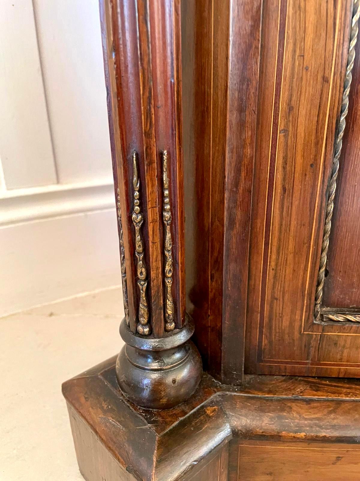 Superior Quality Antique Victorian Inlaid Burr Walnut Side Cabinet 5
