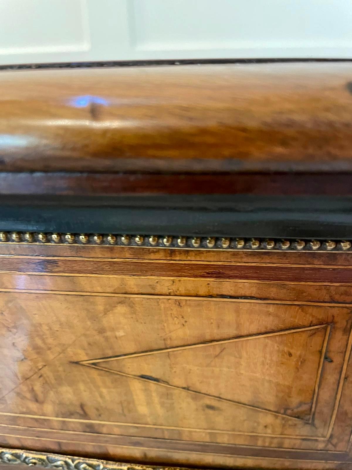 Superior Quality Antique Victorian Inlaid Burr Walnut Side Cabinet 7