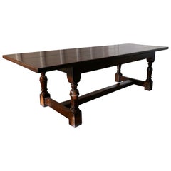 Superior Quality Oak Refectory Dining Table