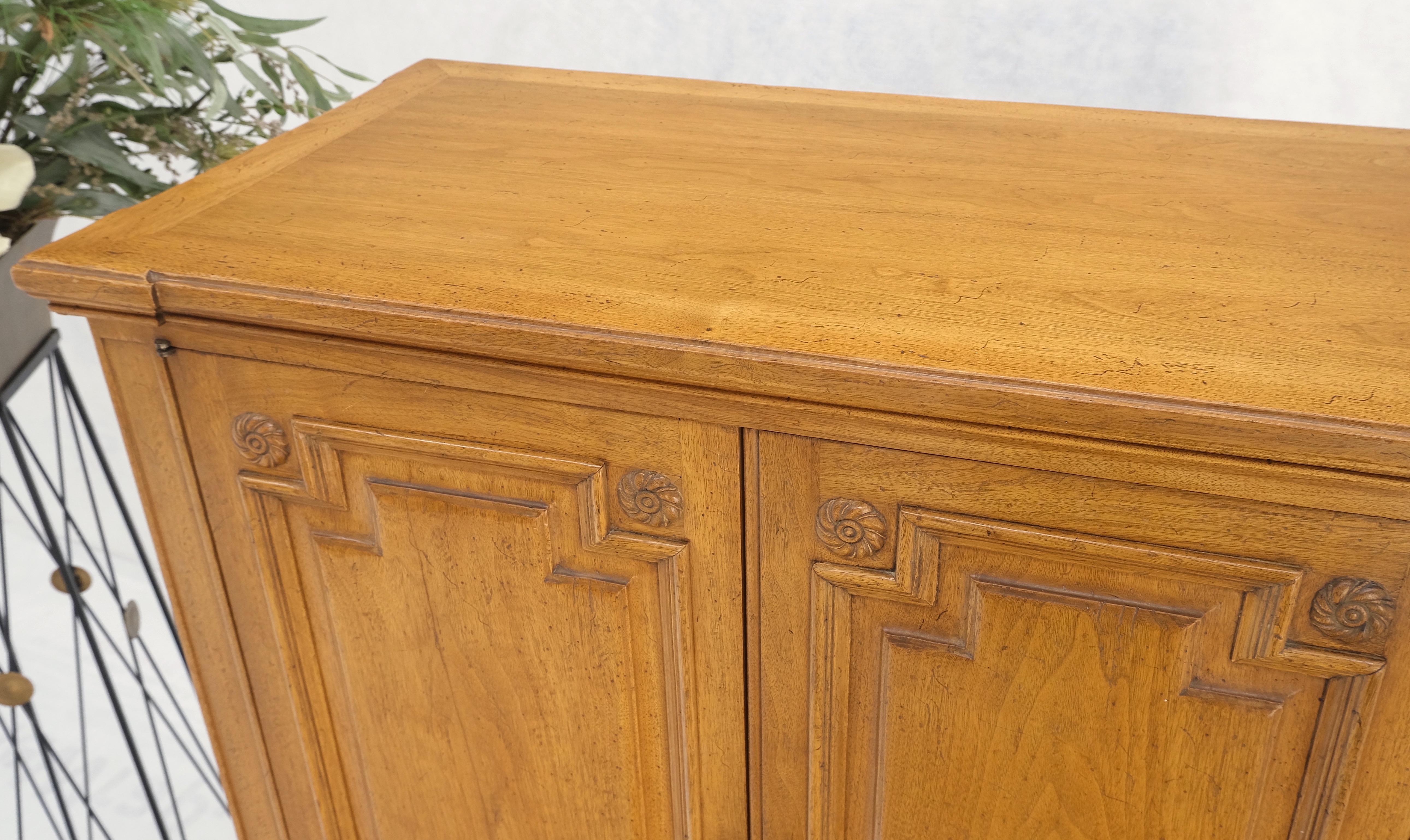 20th Century Superior Quality Raised Panel High Chest Dresser Cabinet Dresser MINT! For Sale