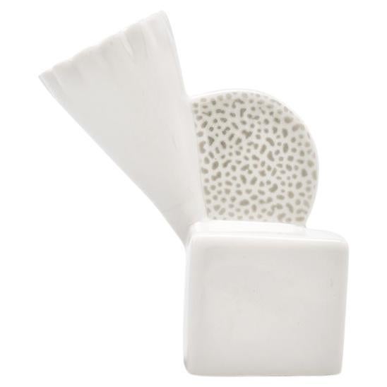 Superior Toothpick Holder in White Porcelain by Matteo Thun for Memphis Milano C For Sale