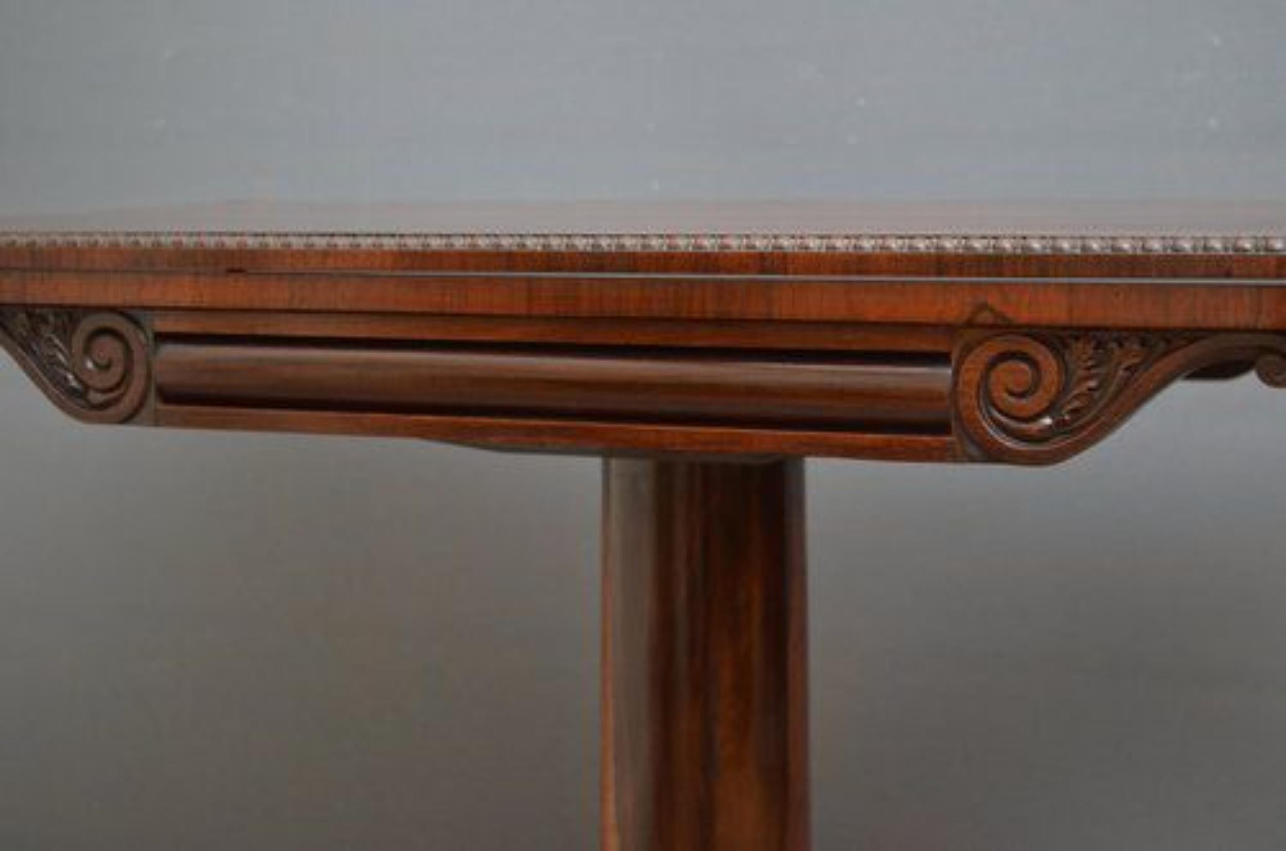 Superior William IV Tea Table In Good Condition For Sale In Whaley Bridge, GB