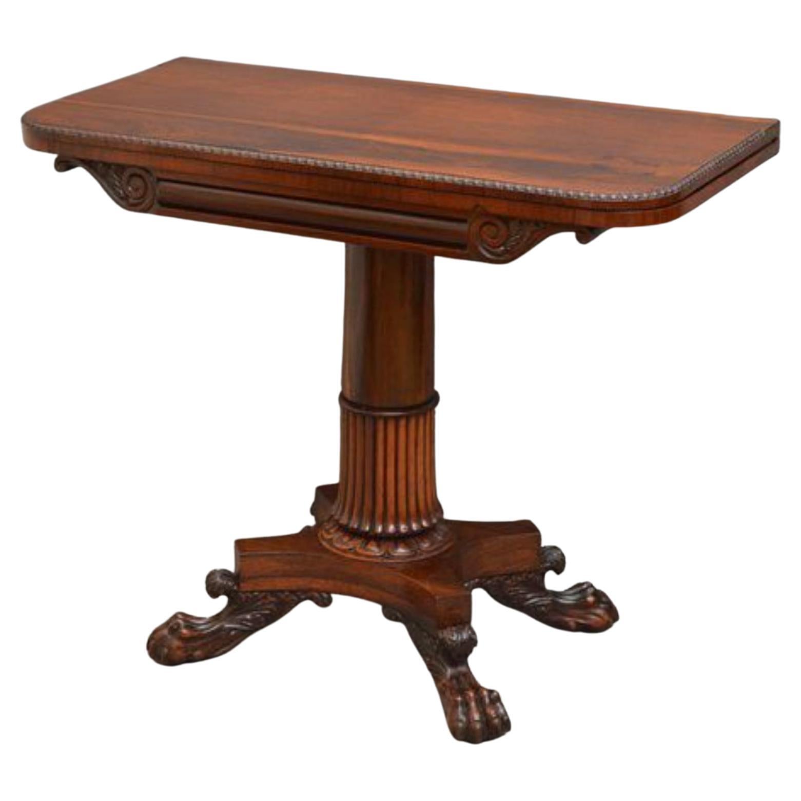 Superior William IV Tea Table For Sale