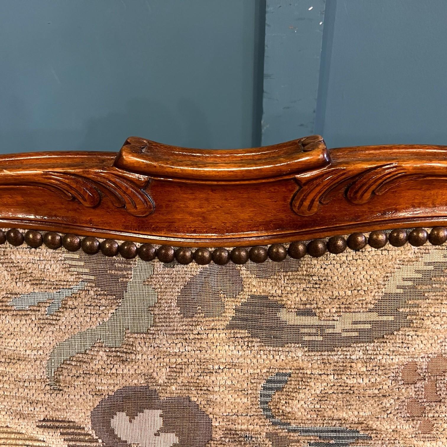 This antique French demi corbeille beech framed bed is perfect for the customer wanting an original show wood framed bed. The frame is Beech and has been stained to a lovely deep mellow colour. These wide beds are extremely hard to find.

The