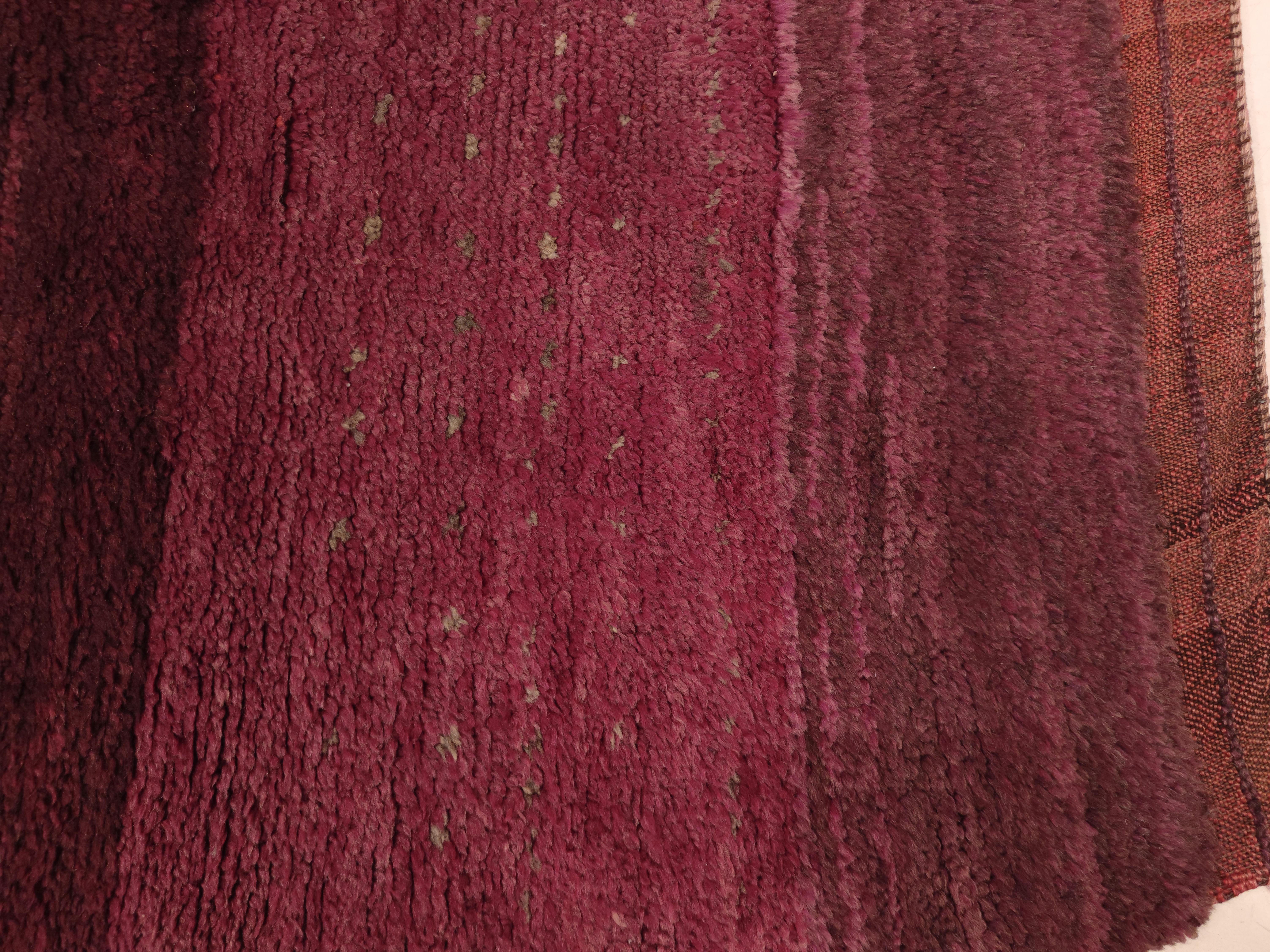 Hand-Knotted Superlative Vintage Beni Mguild Berber Carpet For Sale