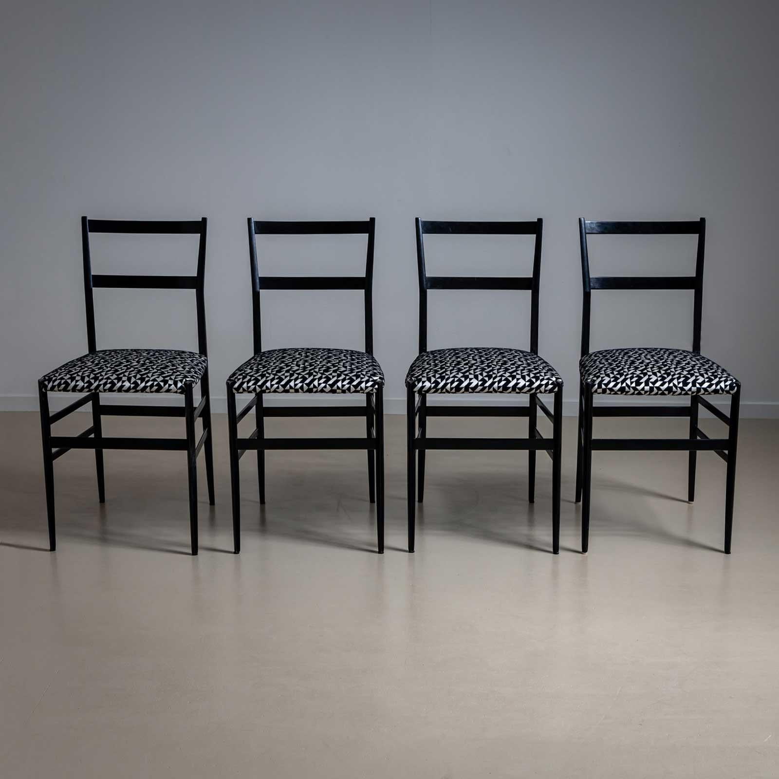 Superleggera Chairs by Giò Ponti, Italy, designed in 1957 For Sale 8