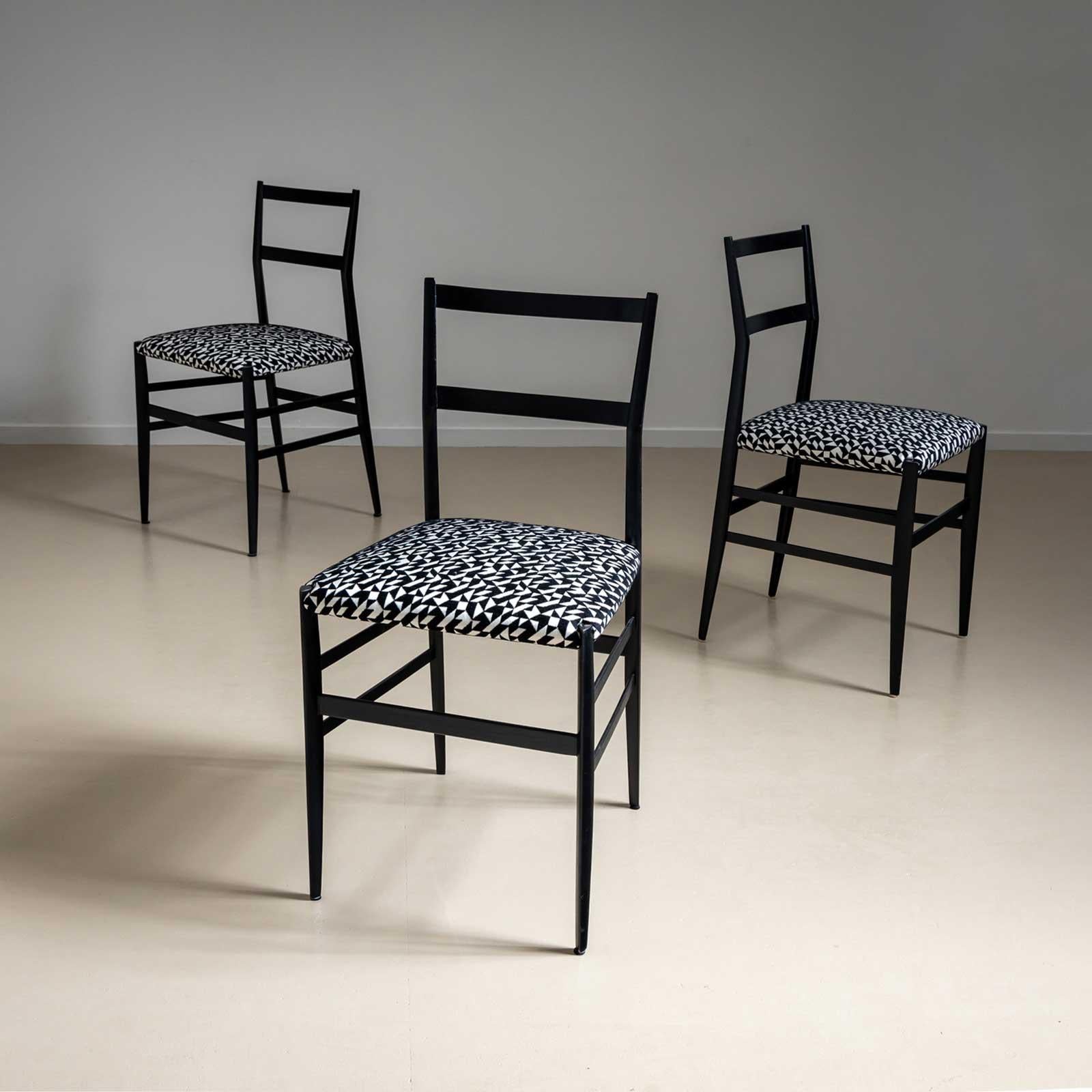 Superleggera Chairs by Giò Ponti, Italy, designed in 1957 For Sale 1