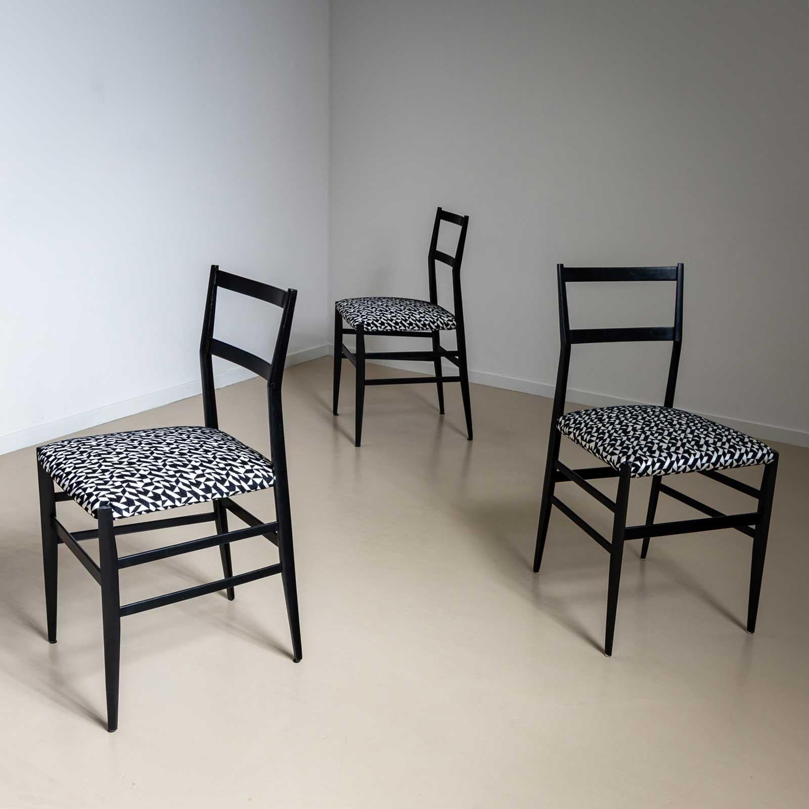 Superleggera Chairs by Giò Ponti, Italy, designed in 1957 For Sale 2