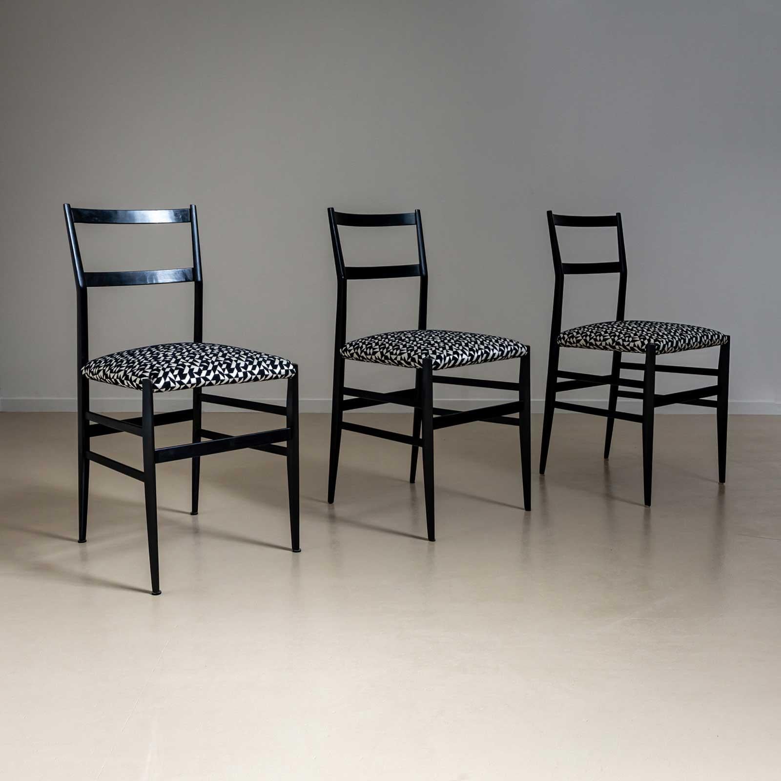 Superleggera Chairs by Giò Ponti, Italy, designed in 1957 For Sale 3
