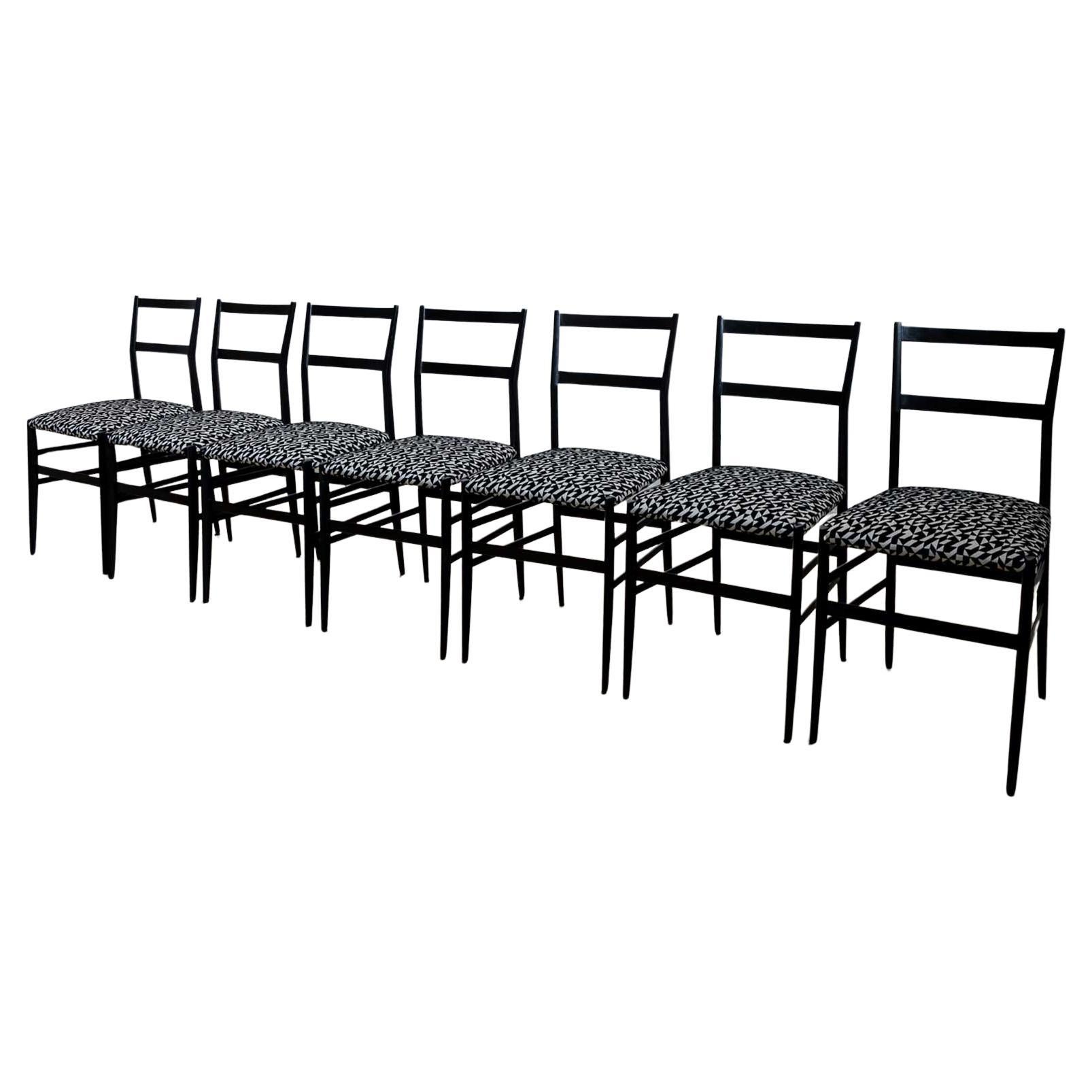 Superleggera Chairs by Giò Ponti, Italy, designed in 1957